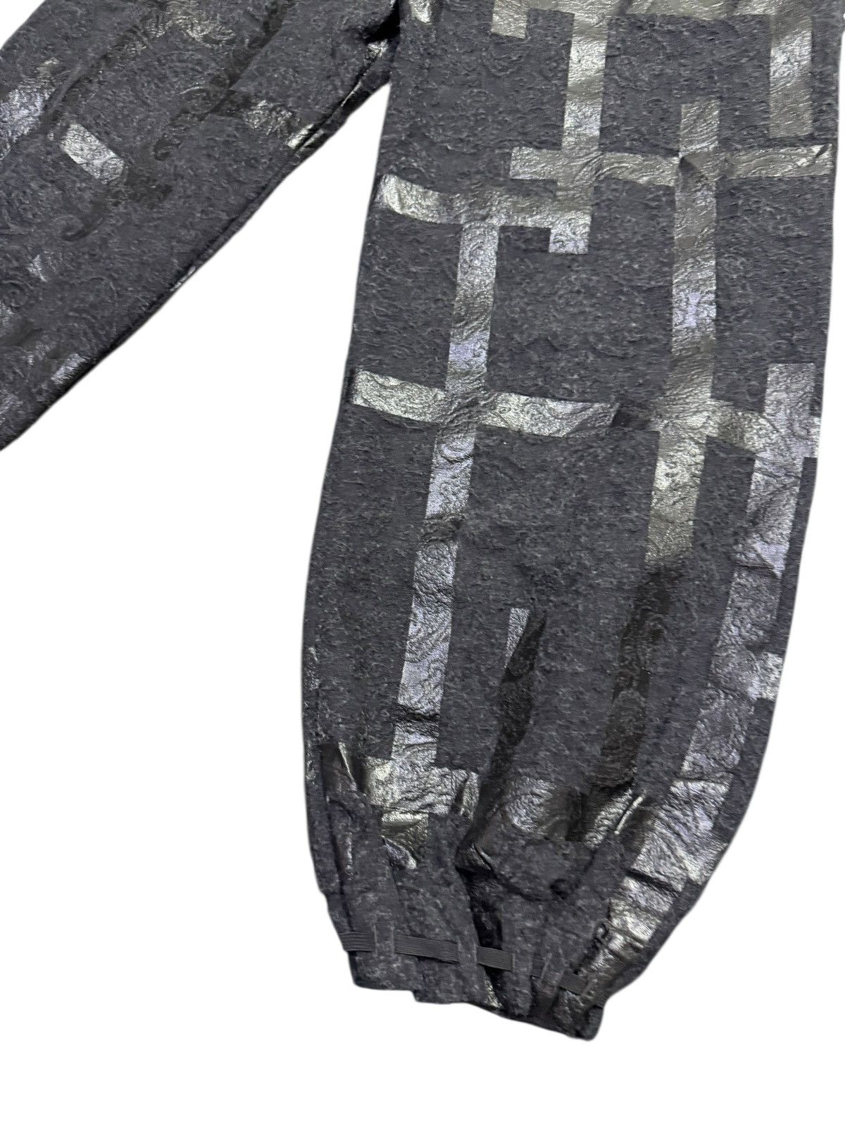 SOU SOU Sou Sou Enyu-baki Fence Double Sabi Ink Black Wide Baggy Size US 34 / EU 50 - 9 Thumbnail