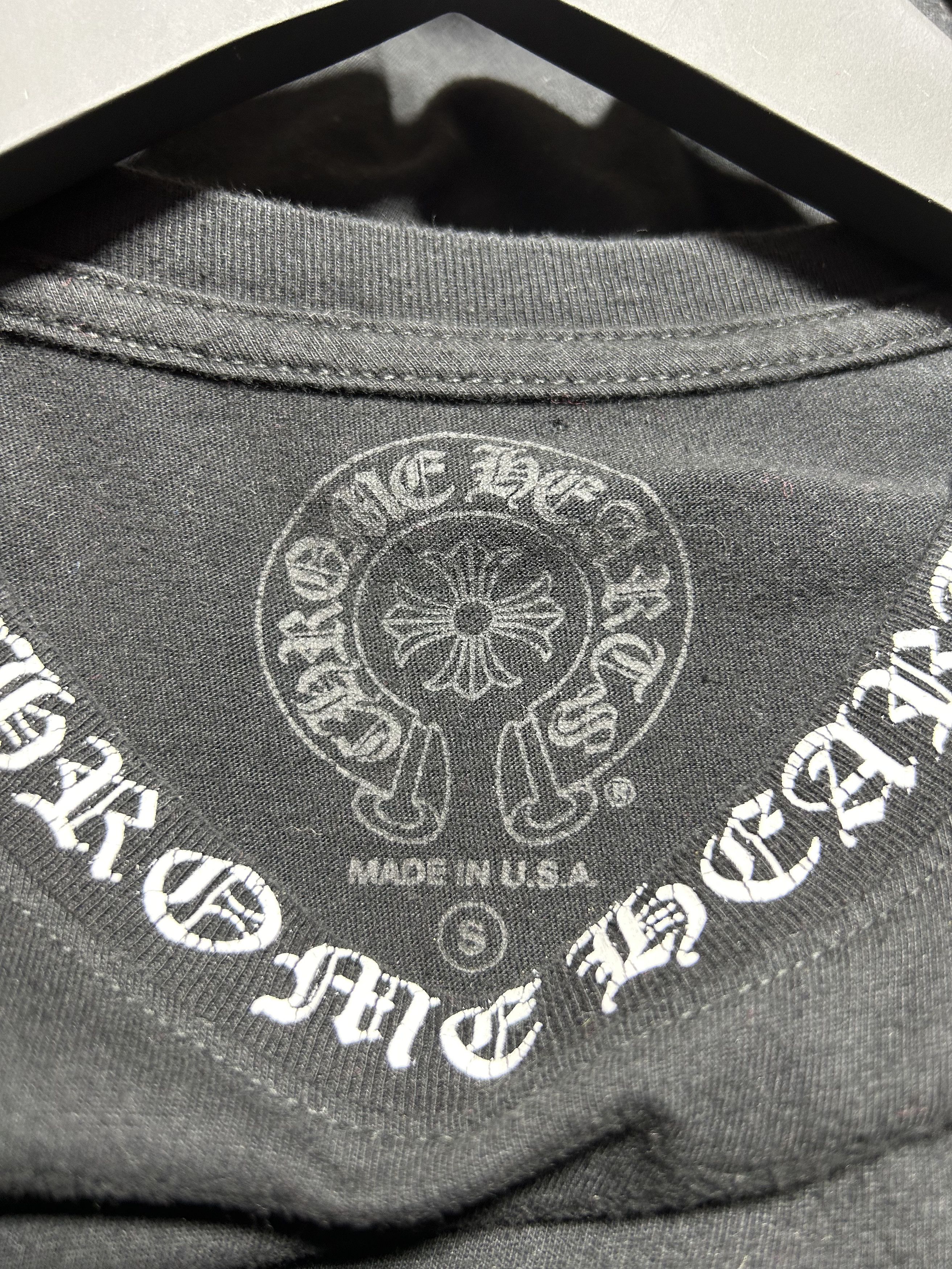 Chrome Hearts Chrome Hearts Neck Logo Tee Size US S / EU 44-46 / 1 - 4 Thumbnail