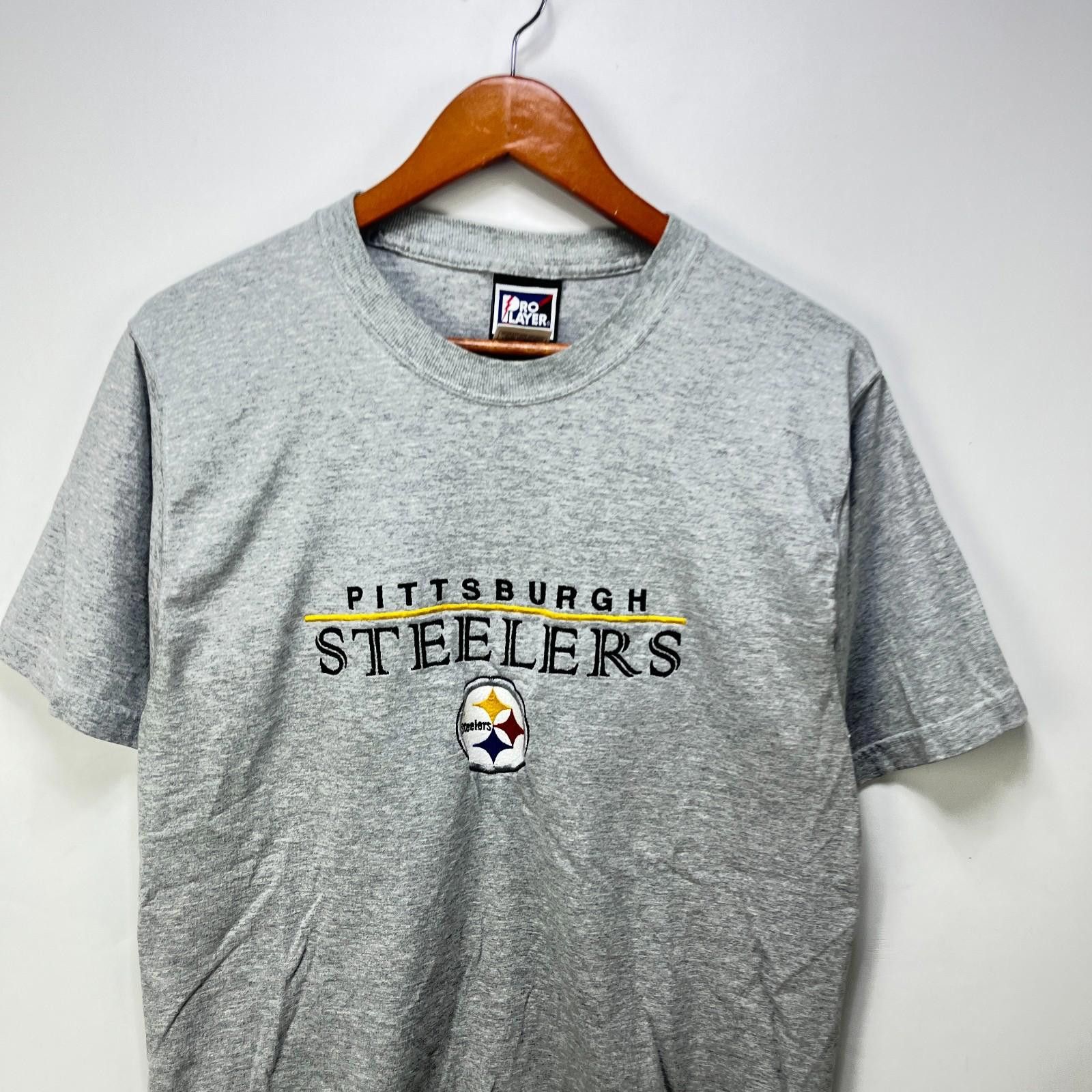 Other Vintage Pittsburgh Steelers Gray T-Shirt Short Sleeve Size ONE SIZE - 2 Thumbnail