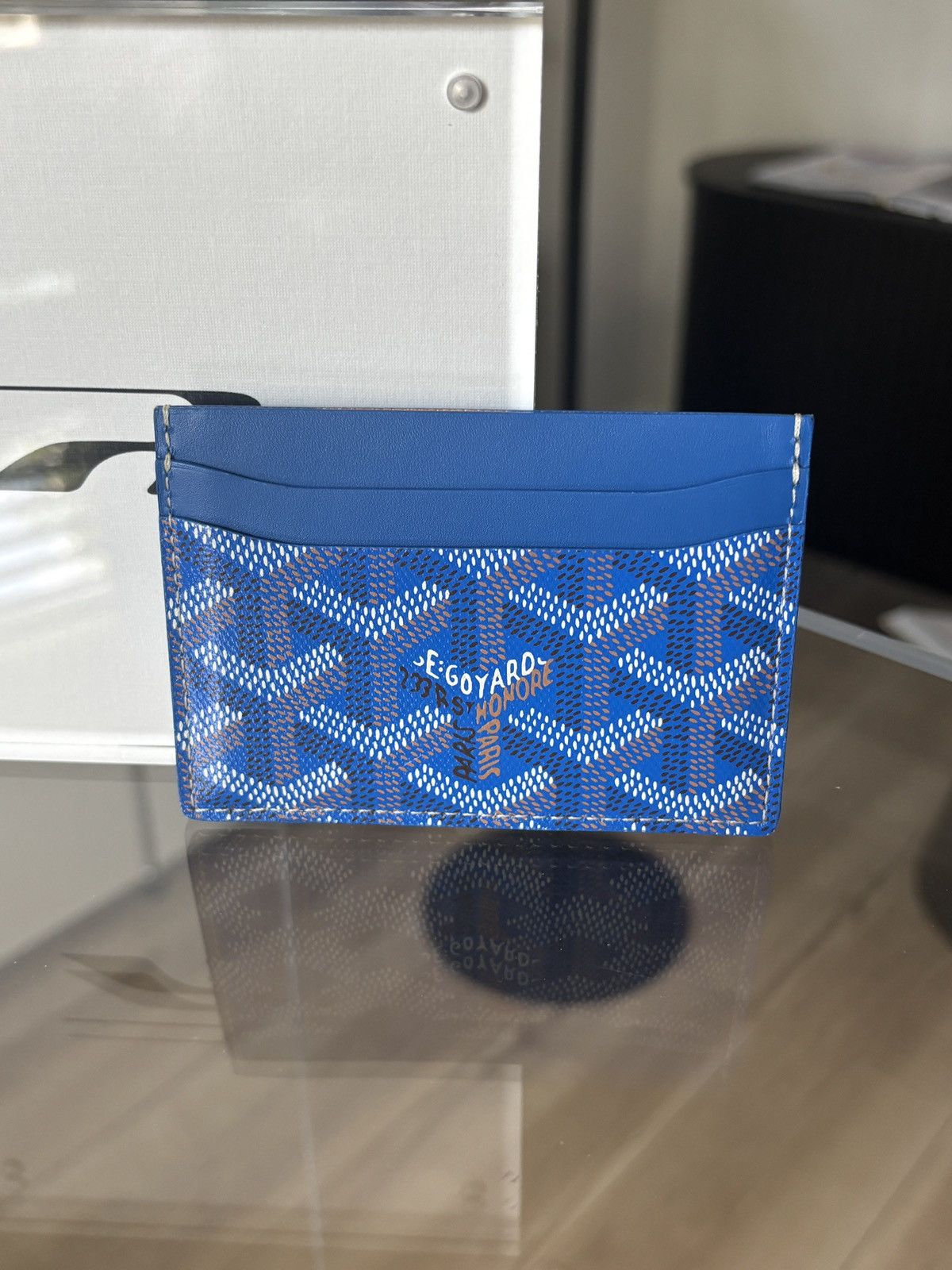 Goyard GOYARD | BLUE SULPICE CARDHOLDER WALLET Size ONE SIZE - 3 Thumbnail