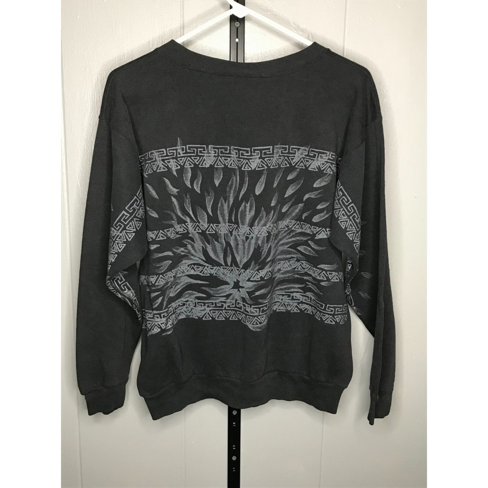 NFL × Tultex Vintage Los Angeles Raiders Aztec Sweatshirt NFL 90s Crewnec Size US M / EU 48-50 / 2 - 2 Thumbnail