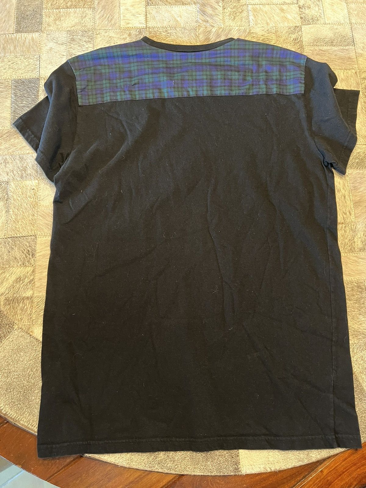 Dior Dior Black/Plaid Tee Size US M / EU 48-50 / 2 - 2 Thumbnail