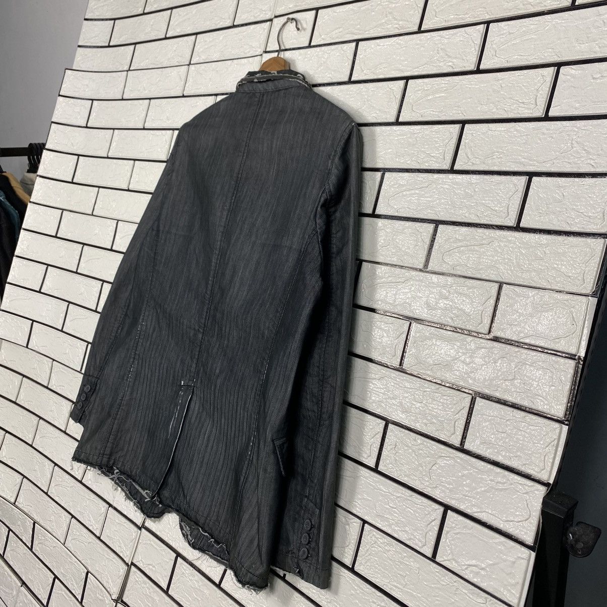 Japanese Brand 📌Vintage Hickory Chore Striped Jacket Otarie Issey Miyake Size US L / EU 52-54 / 3 - 11 Thumbnail