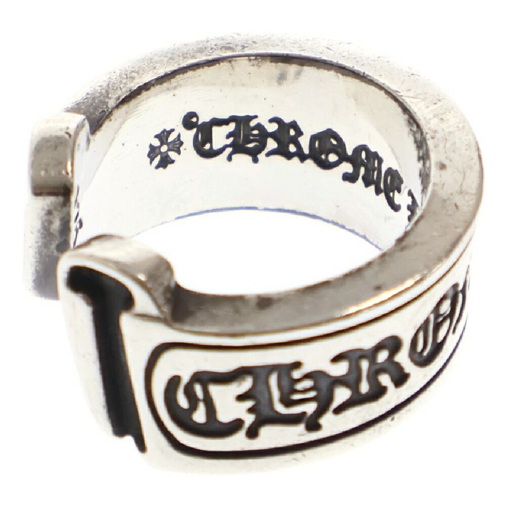 Chrome Hearts CHROME HEARTS LARGE SCROLL LABEL RING SILVER Size ONE SIZE - 8 Thumbnail