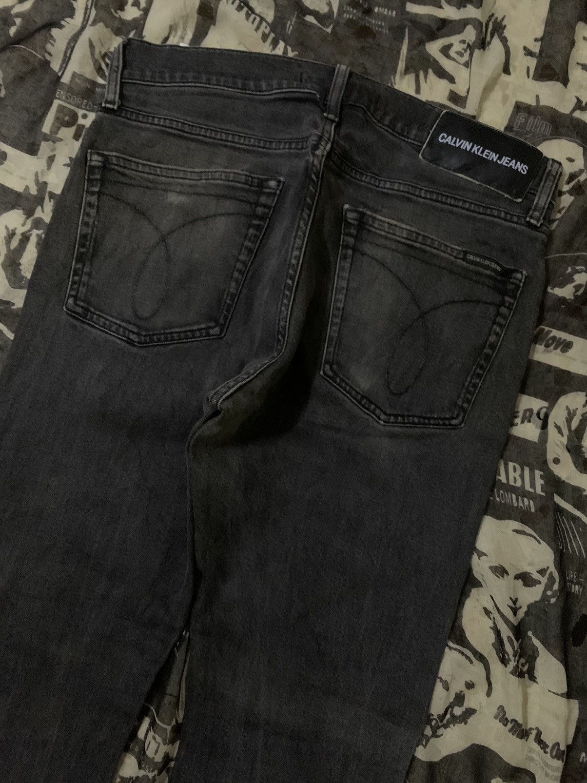 Calvin Klein 205W39NYC Calvin Klein Slim Distressed Denim Size US 32 / EU 48 - 4 Thumbnail