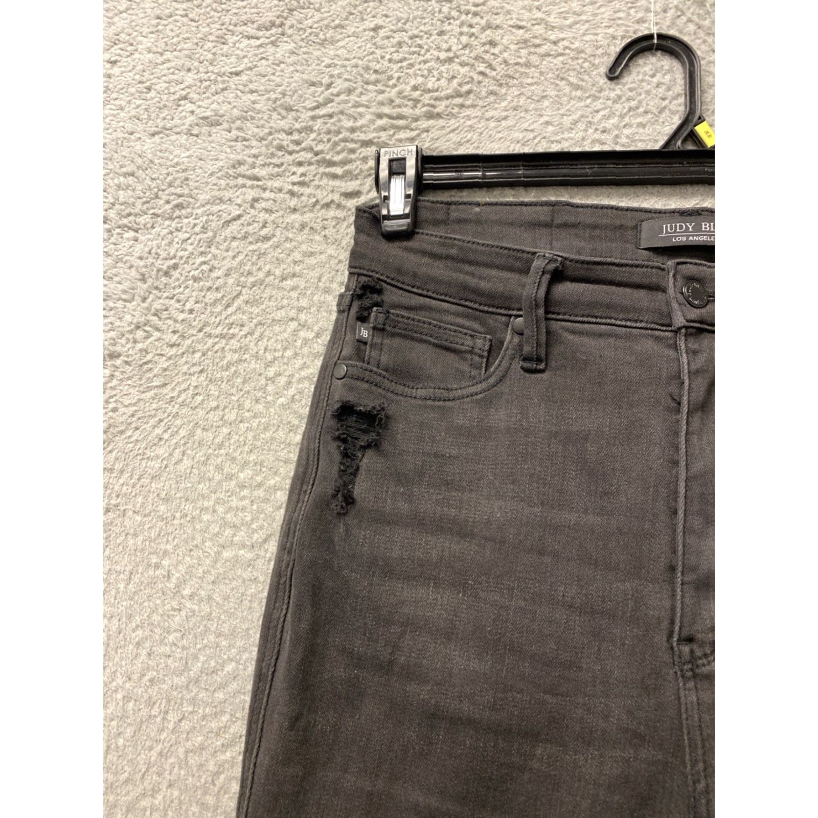 Vintage Judy Blue Jeans Womens 11/30 Dark Wash High Rise Bootcut Stretch Denim /0009 Size 32" / US 10 / IT 46 - 4 Thumbnail