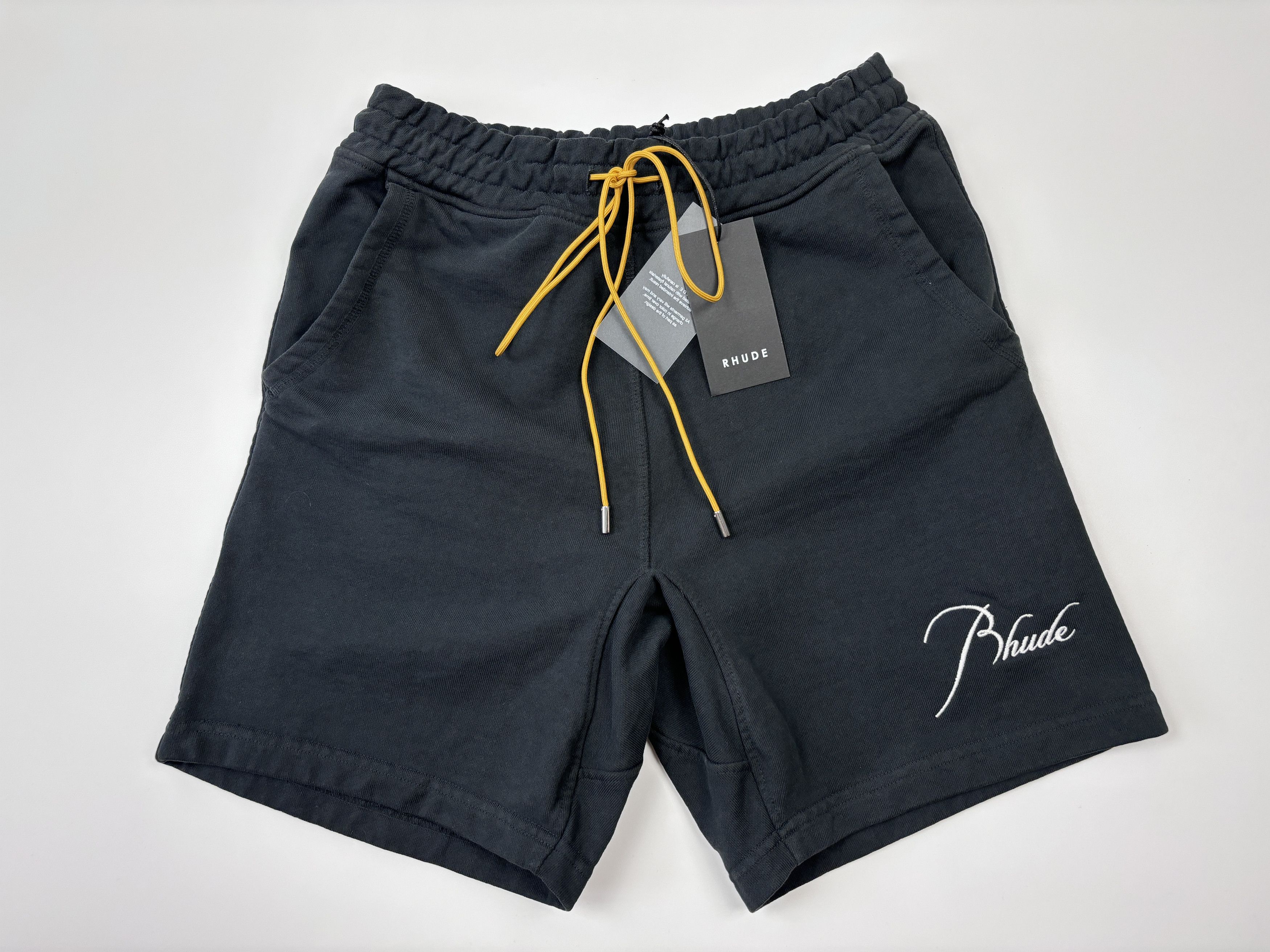 Rhude Mens Rhude Terry Sweat Shorts Black Size S Size US 30 / EU 46 - 1 Thumbnail