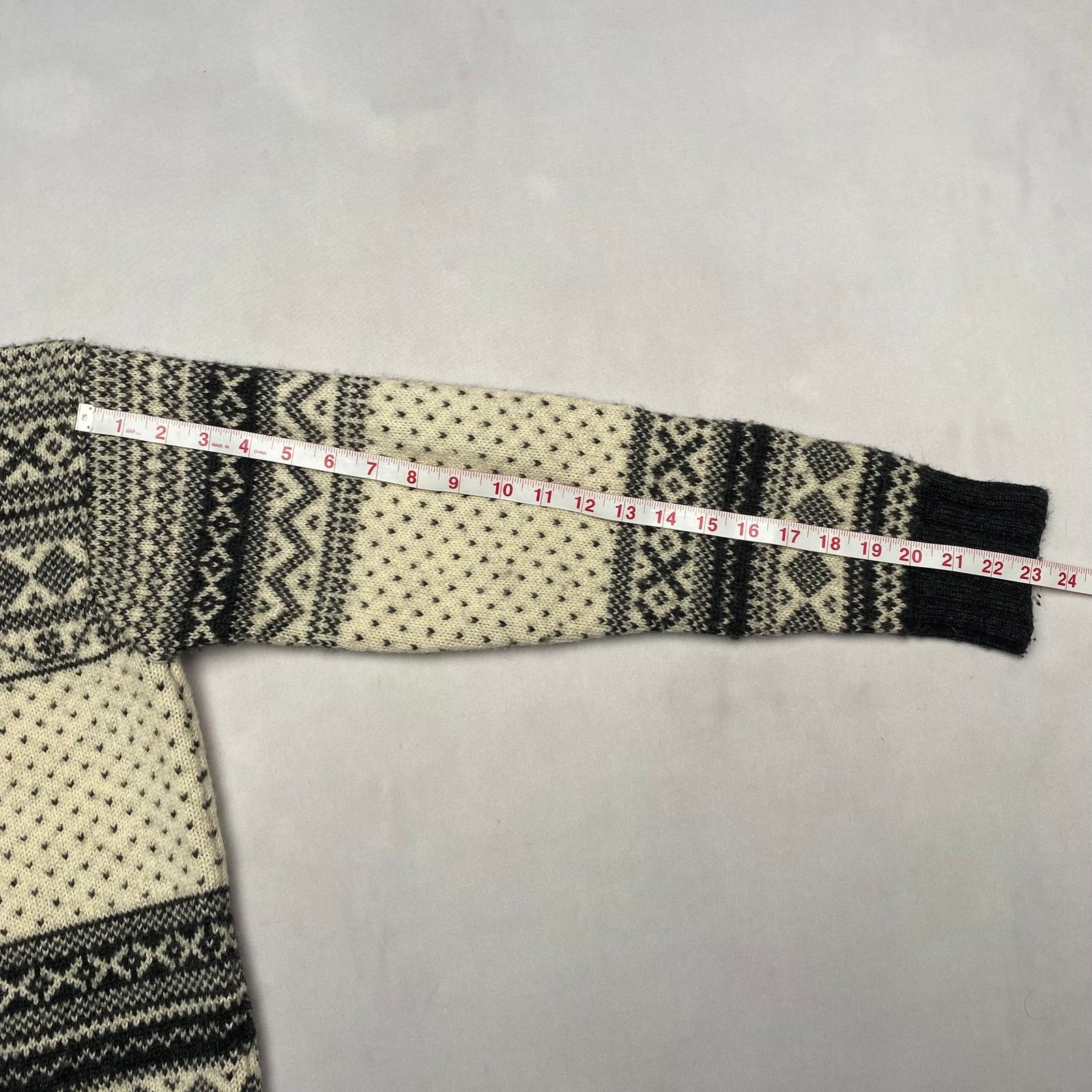 J.Crew × Vintage VTG 90s J.Crew Oarsmen Nordic Wool Sweater Large Fair Isle Size US L / EU 52-54 / 3 - 7 Thumbnail