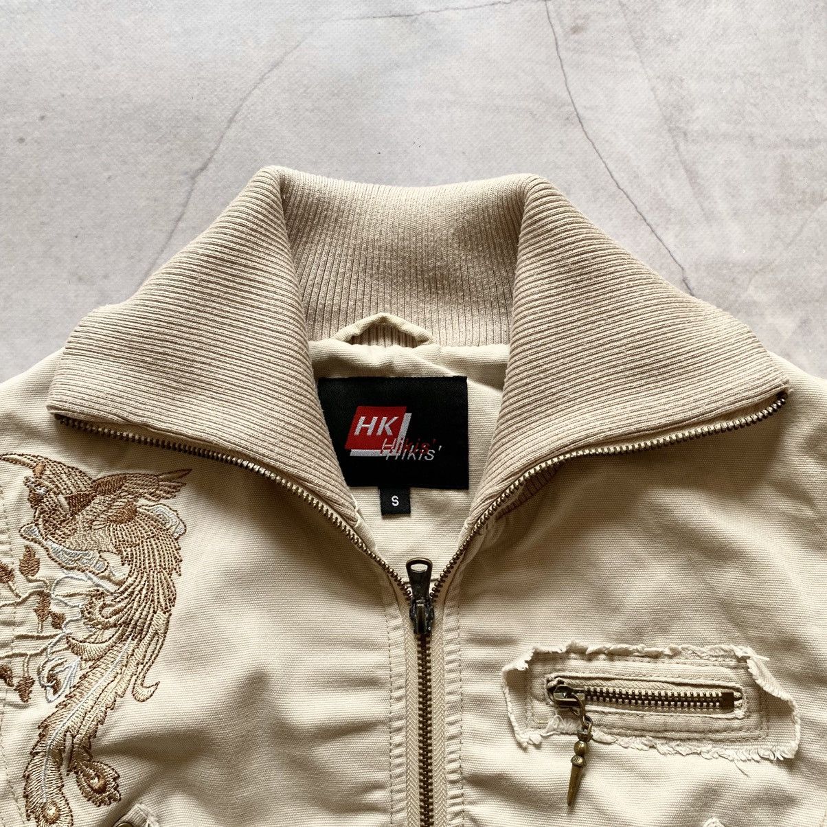 Hysteric Glamour Rare Distressed Cargo Pachwork Bomber Jacket Y2K Size S / US 4 / IT 40 - 10 Thumbnail