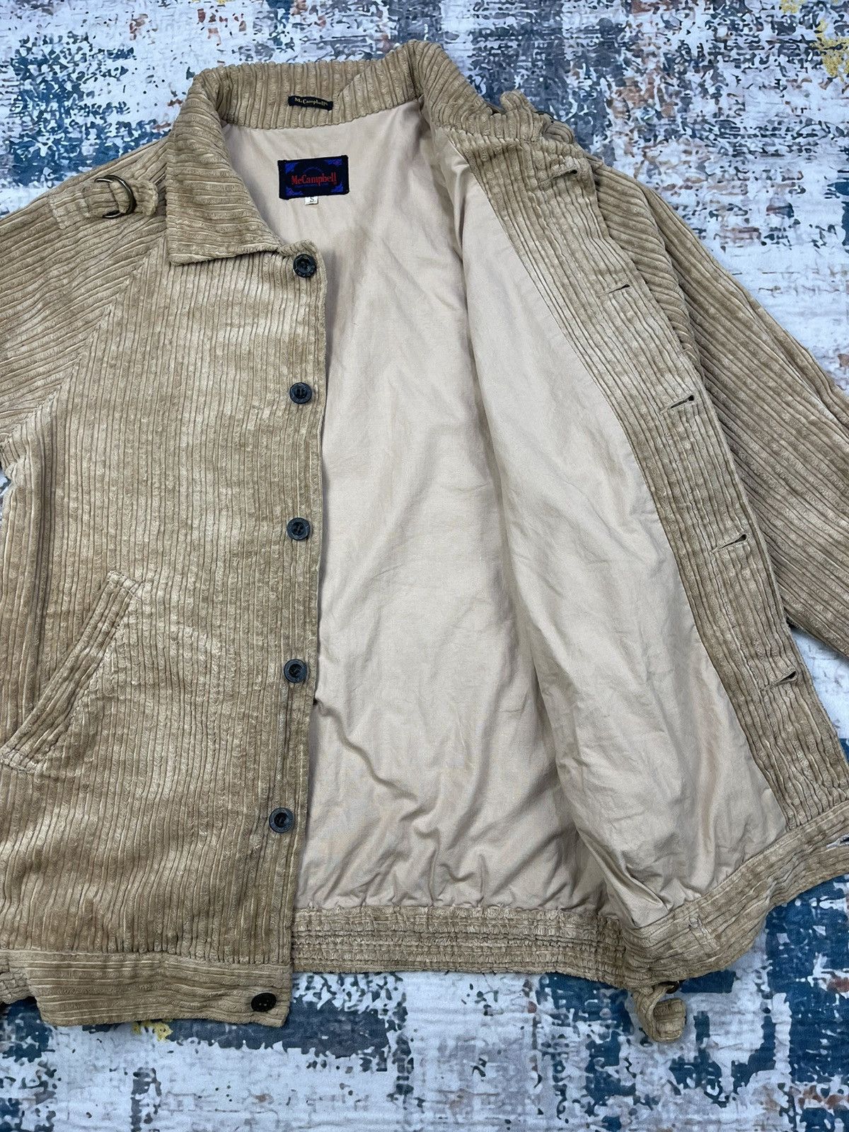 Vintage Vtg Mc Campbell Deep Line Corduroy Jacket Size US S / EU 44-46 / 1 - 6 Thumbnail
