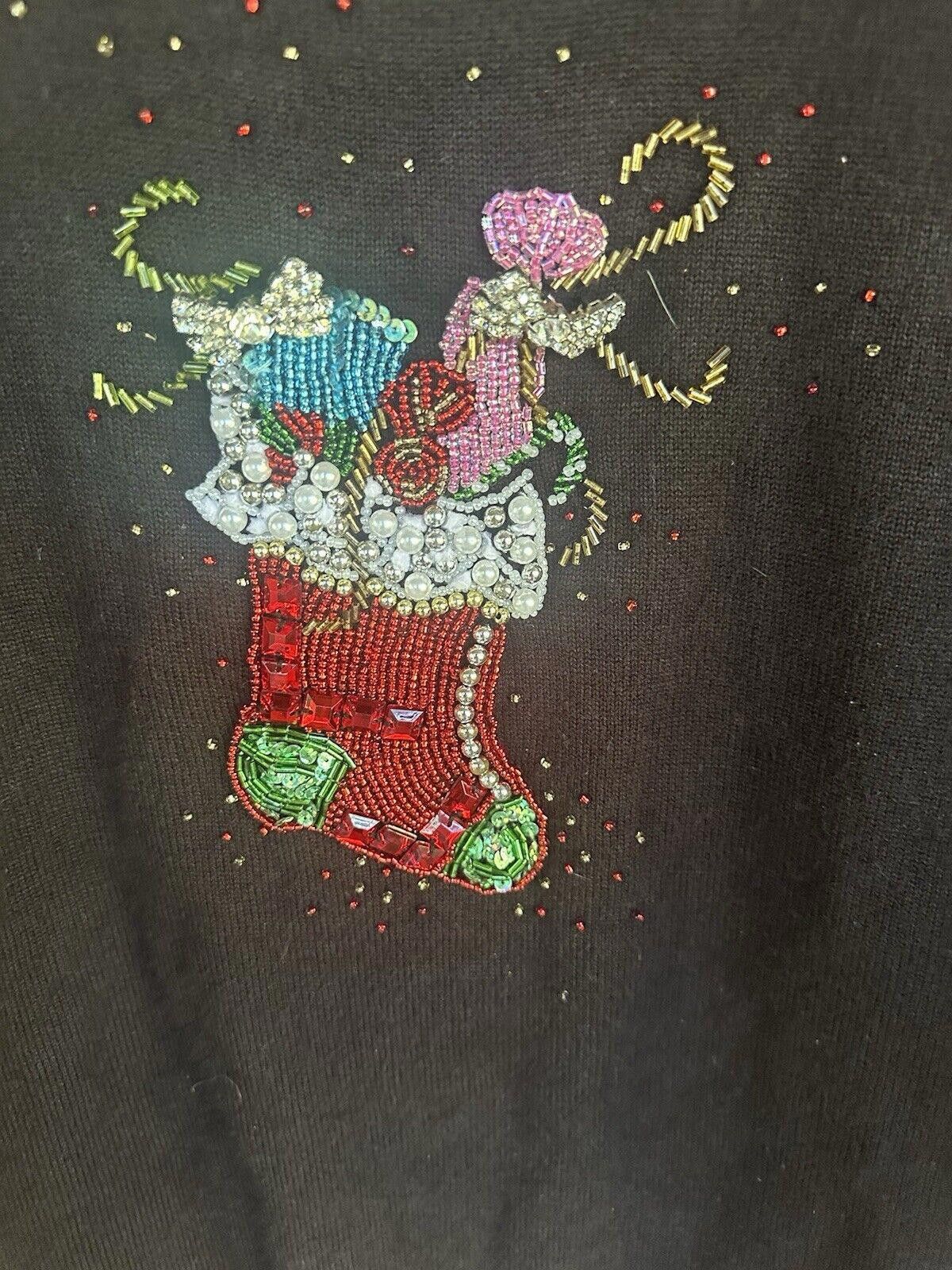 Designer ugly christmas sweater women Small Just B Embellished With Size S / US 4 / IT 40 - 5 Thumbnail