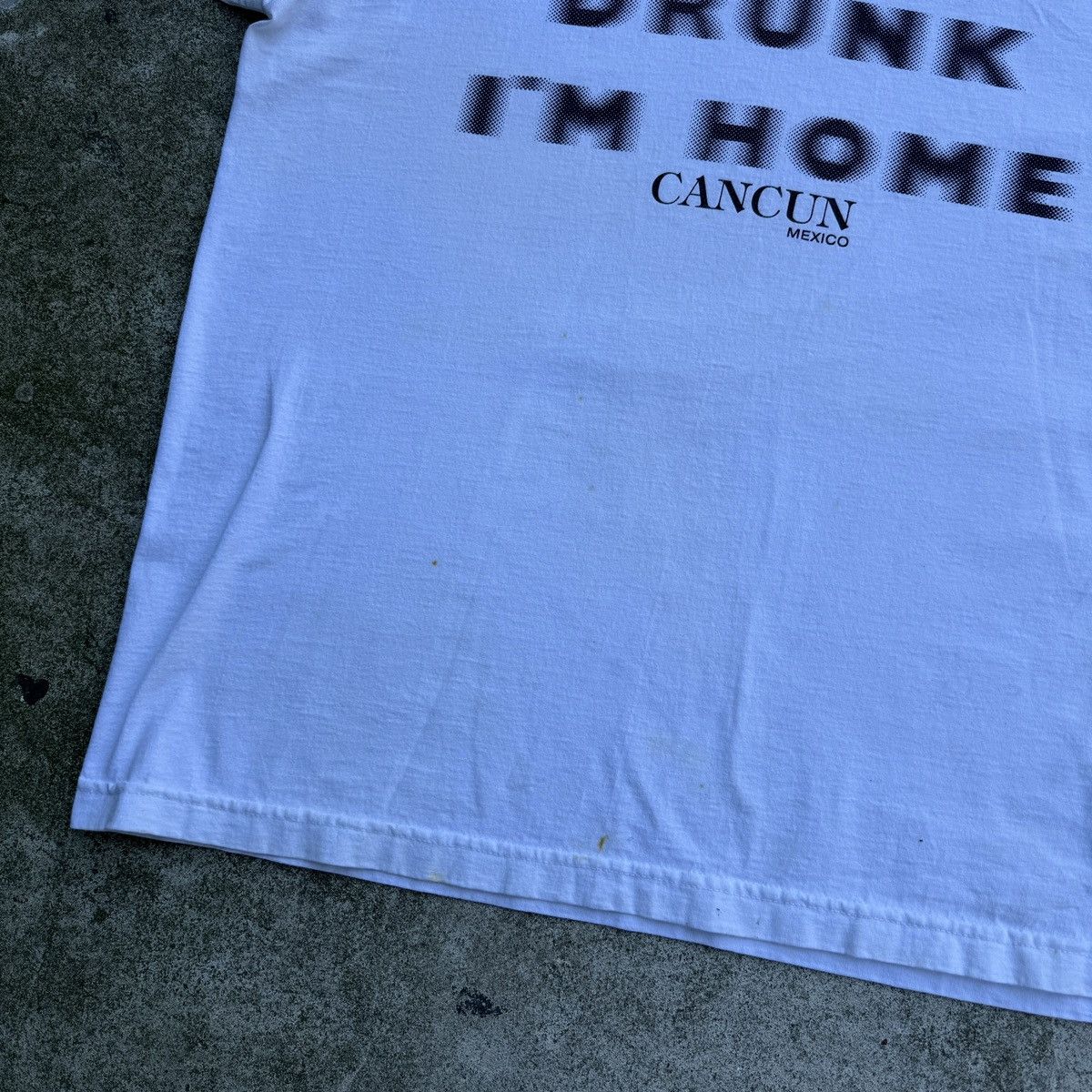 Vintage VINTAGE TAKE ME DRUNK I'M HOME TEE Size US L / EU 52-54 / 3 - 5 Thumbnail