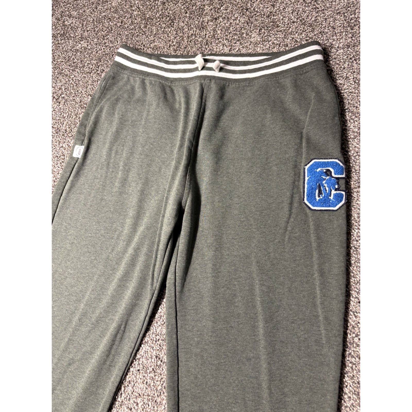 Chubbies Chubbies Jogger Sweatpants Men XL Green Waist Tapered Drawstring Pockets Regular Size US 36 / EU 52 - 2 Thumbnail