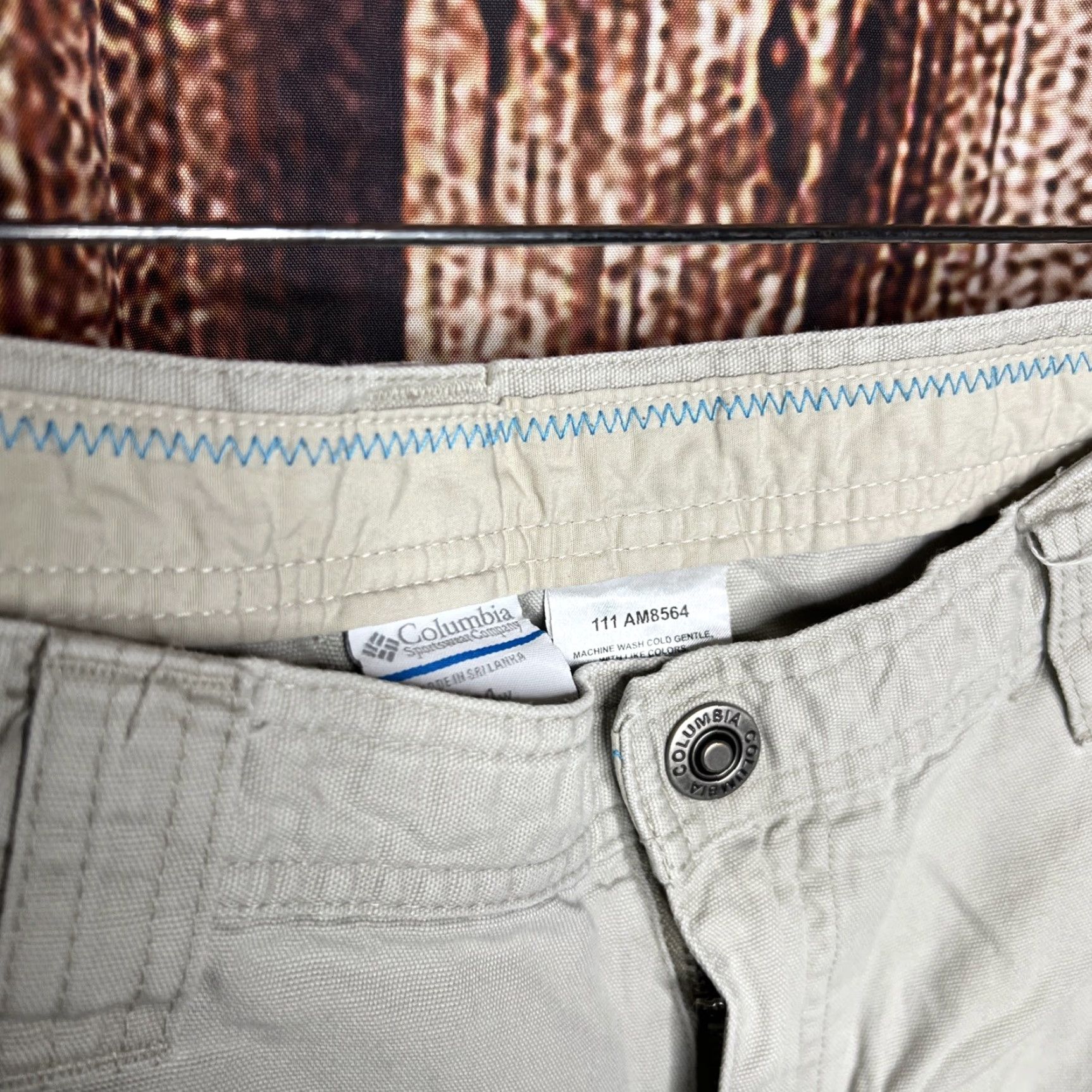 Vintage Columbia Mens Pants Cargo Omni-Shield Beige 34x30 Chino Canvas Regular Straight Outfit Outdoors Mens Size US 34 / EU 50 - 3 Thumbnail