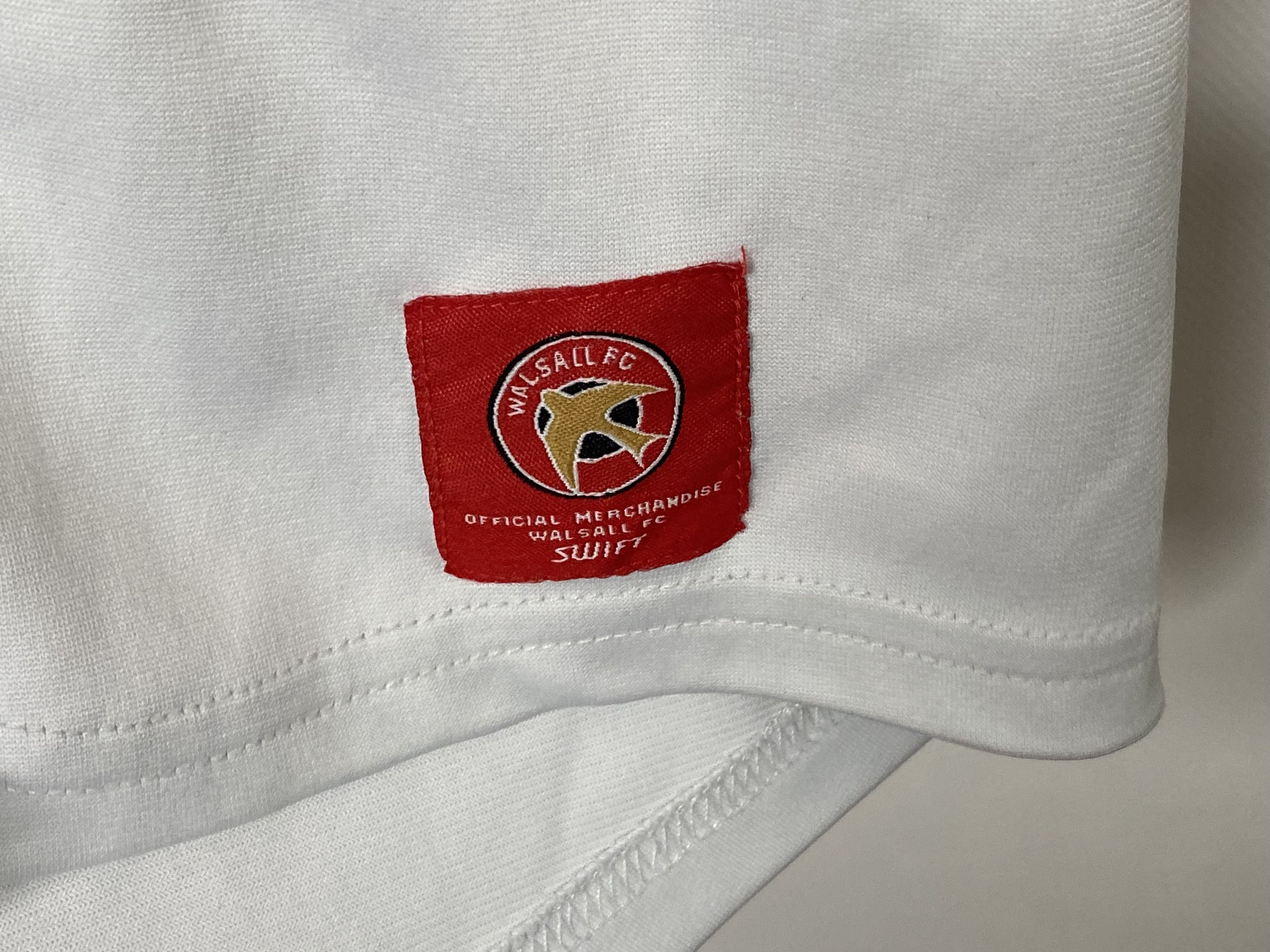 UEFA WALSALL FC 2008 HOME FOOTBALL SHIRT SOCCER JERSEY 120 YEARS Size US XL / EU 56 / 4 - 7 Thumbnail