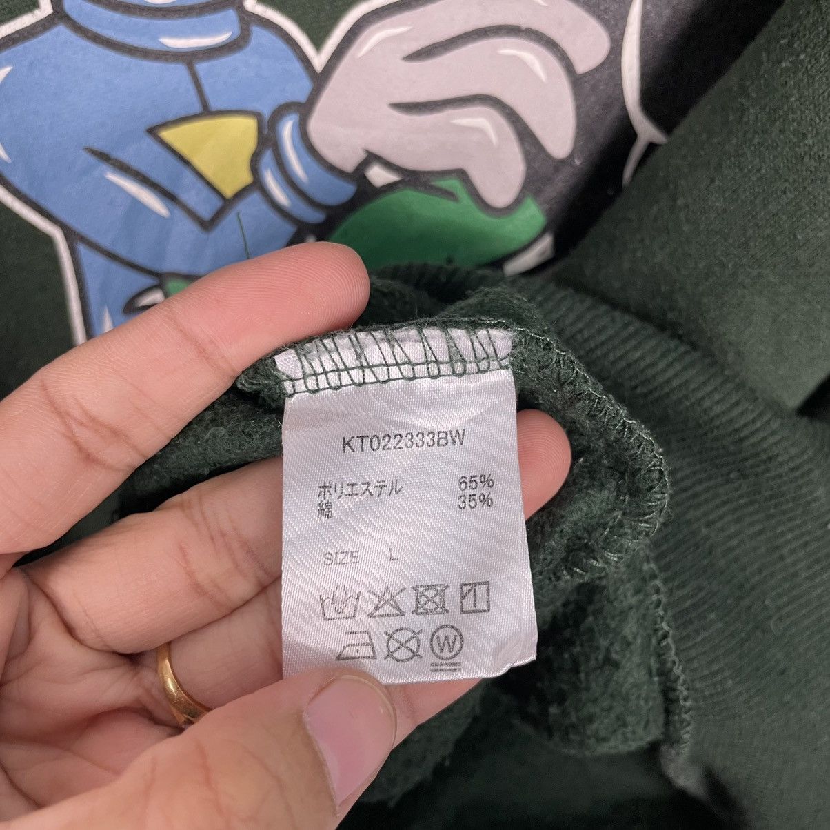 Japanese Brand Scan Alligator Green Crewneck Sweatshirt Size US L / EU 52-54 / 3 - 12 Thumbnail