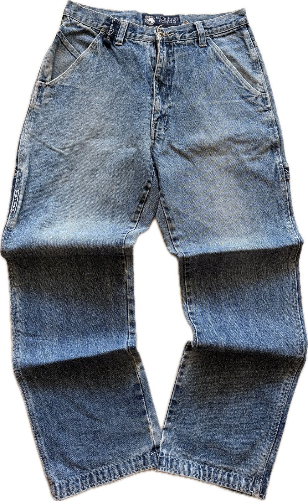 Southpole Vintage Southpole Embroidered Pocket Jeans Size US 33 - 4 Thumbnail