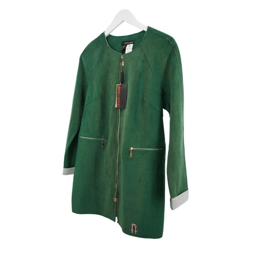 Roberto Cavalli NWT Roberto Cavelli Suede Jacket Emerald Size S Size S / US 4 / IT 40 - 2 Thumbnail