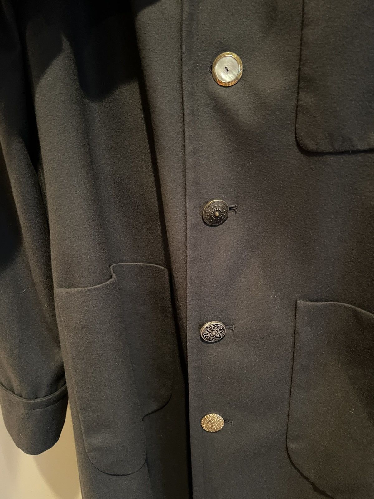 4SDESIGNS 4SDesigns Grey Morning “Robe” Coat Size US L / EU 52-54 / 3 - 3 Thumbnail