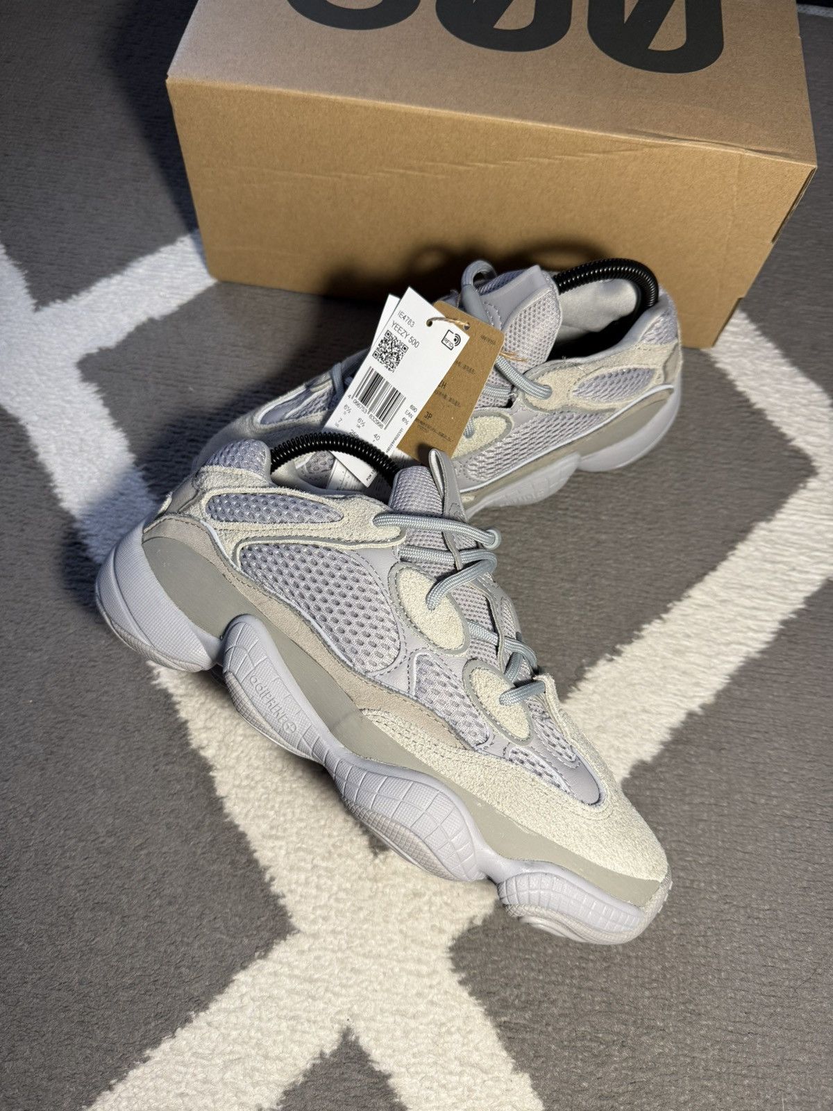 Adidas × Kanye West × Yeezy Adidas Yeezy 500 Stone Salt Sneakers IE4783 BNWT 7 US Size US 7 / EU 40 - 7 Thumbnail