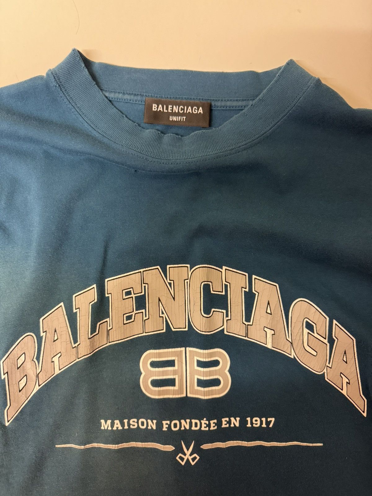Balenciaga BALENCIAGA DESTROYED LONGLSLEEVE Size US L / EU 52-54 / 3 - 3 Thumbnail