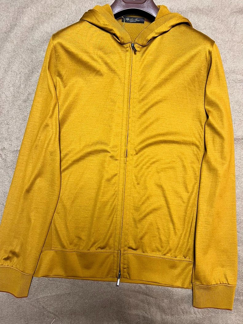 Loro Piana LORO PIANA Men's cashmere cotton blend knitted bomber jack Size US M / EU 48-50 / 2 - 1 Thumbnail