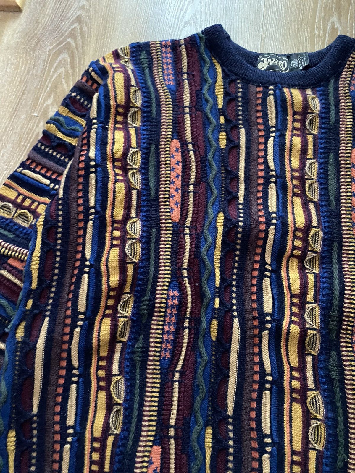 Coogi Vintage 90’s Coogi Style Knit Sweater Size US XL / EU 56 / 4 - 3 Thumbnail