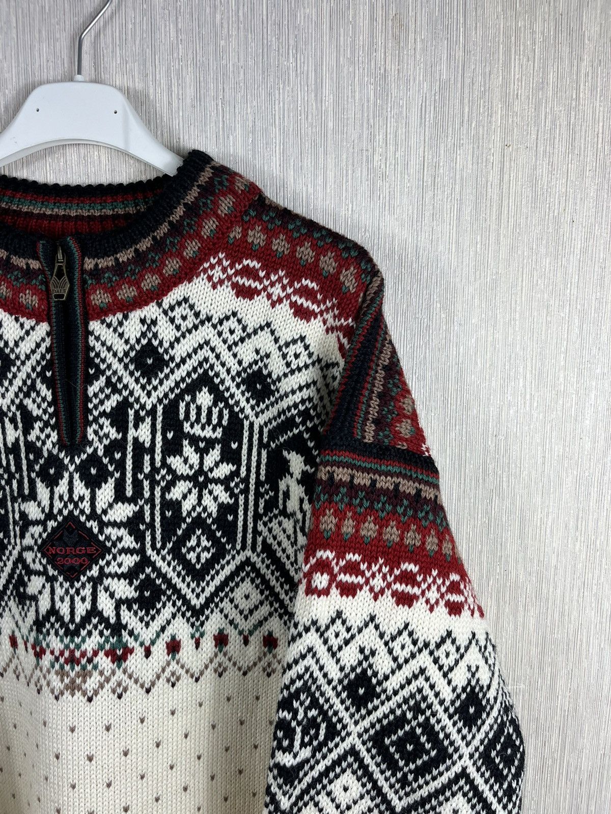 Dale Of Norway × Vintage Vintage Dale of Norway wool heavy patterned zip sweater knit Size US S / EU 44-46 / 1 - 4 Thumbnail