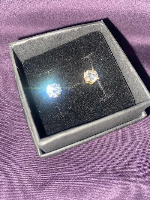 Other 0.5 Carat D Color Moissanite Earrings Size ONE SIZE - 2 Thumbnail