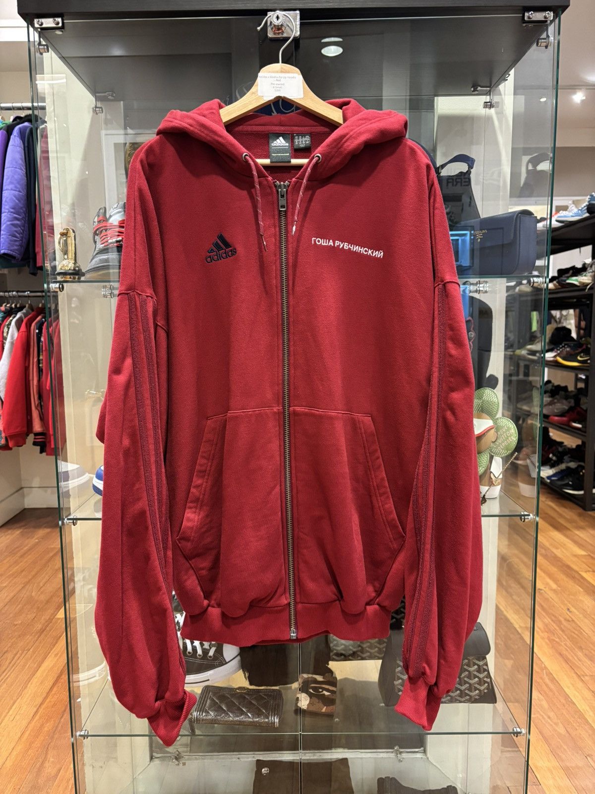 adidas Gosha Rubchinskiy ゲームシャツ S Gosha Rubchinskiy/ゴーシャ・ラブチンスキー × adidas