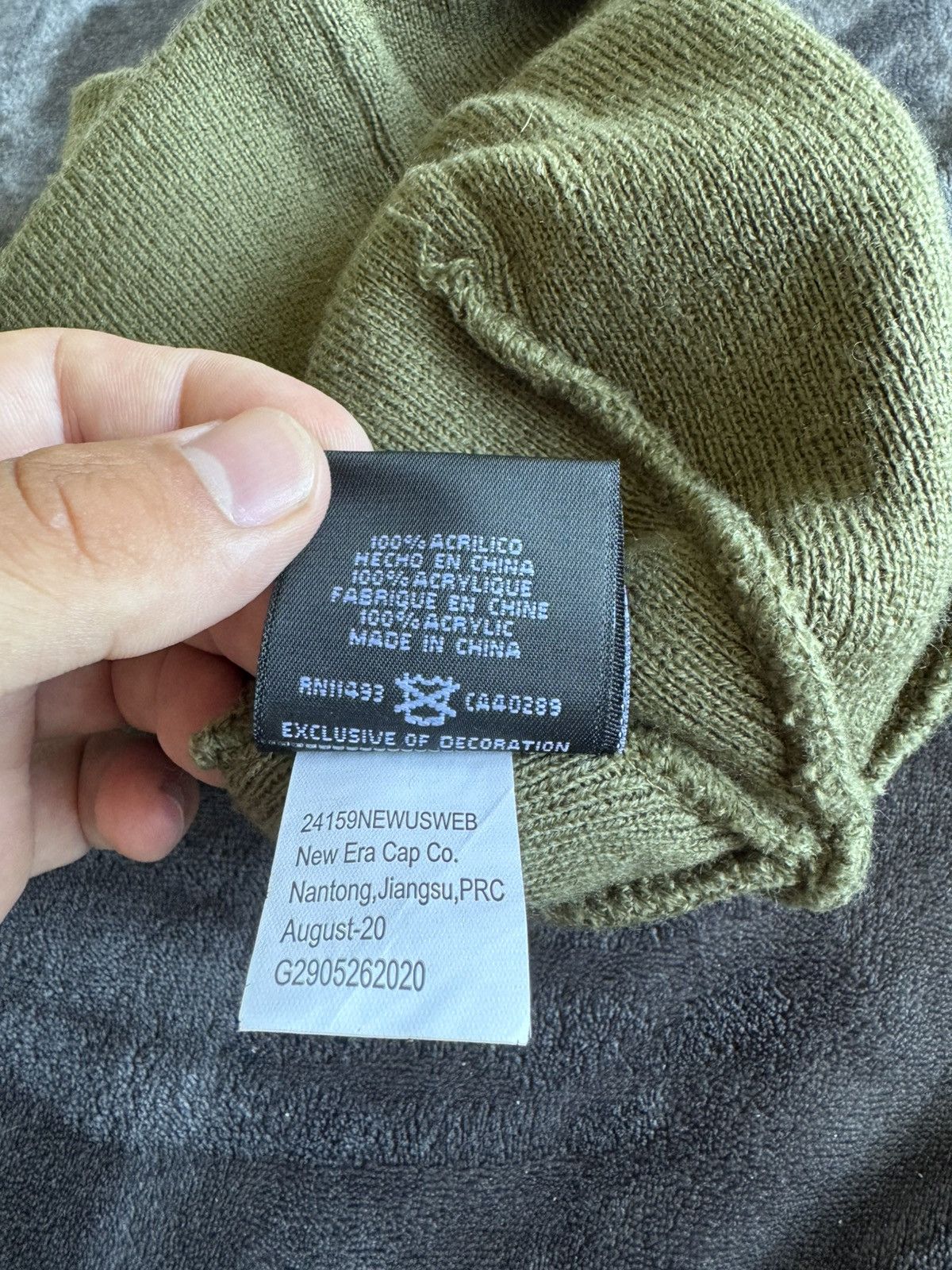 New Era × Supreme Supreme Cross Box Logo Beanie Size ONE SIZE - 4 Thumbnail