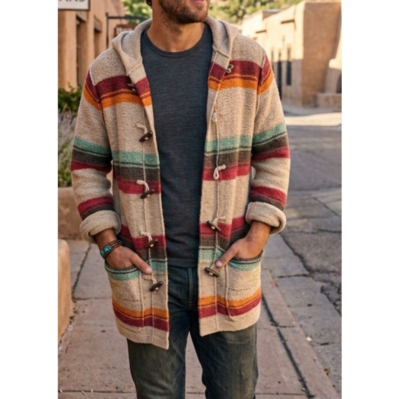 Ralph Lauren Vintage Ralph Lauren Southwest Hooded Knit Toggle Cardigan Size US L / EU 52-54 / 3 - 9 Thumbnail