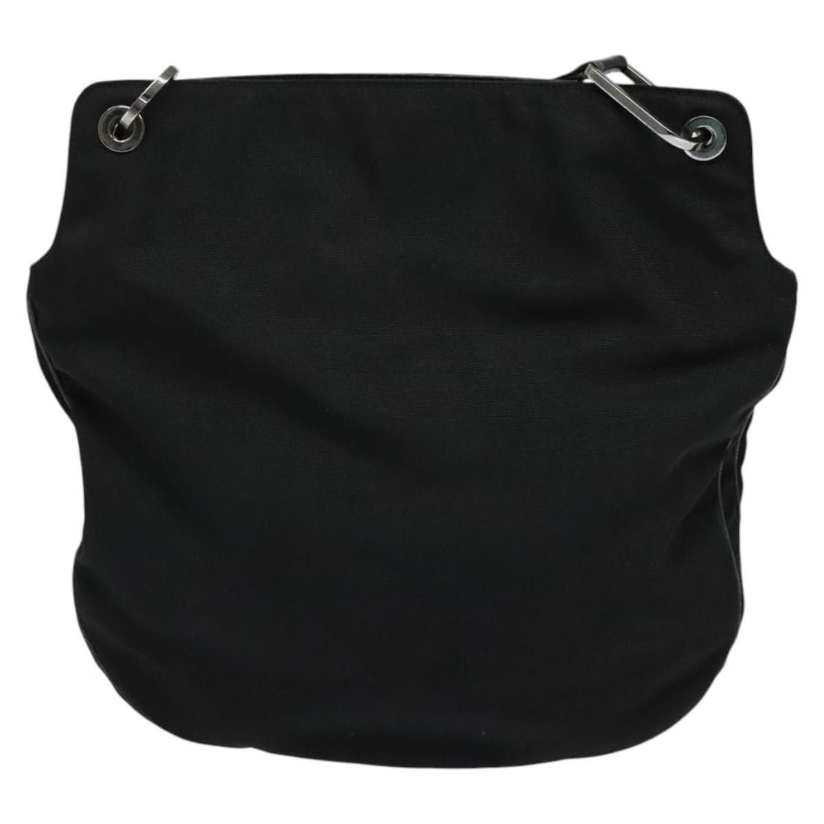 Gucci GUCCI Shoulder Bag Nylon Leather Black Silver 001 001 Size ONE SIZE - 3 Thumbnail
