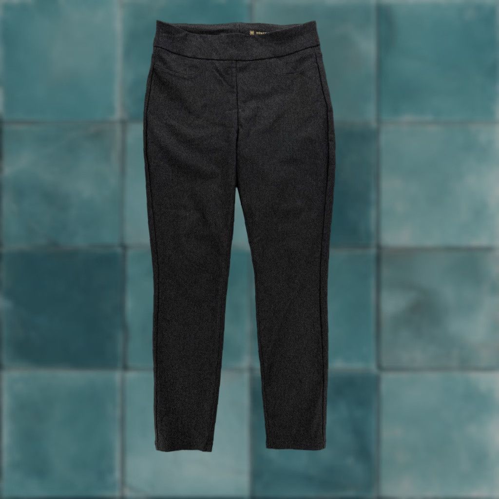 Vintage Honeylove Pants Womens Large Gray Hidden Smoothing Stretch Pull-On Slim Ankle Ponte Size 36" / US 14 / IT 50 - 1 Thumbnail