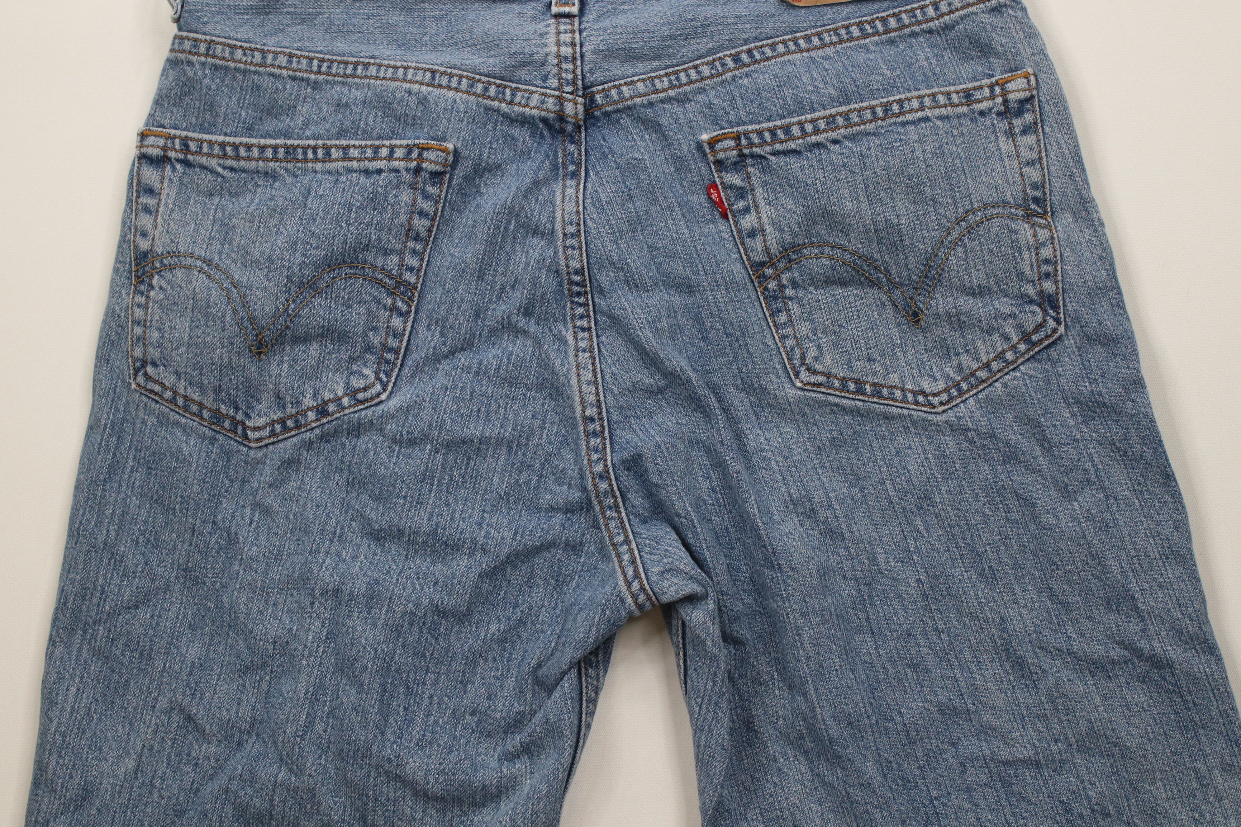 Levi's × Vintage Vintage Y2K Levis 505 Regular Fit Denim Jean Shorts Jorts Size US 34 / EU 50 - 11 Thumbnail
