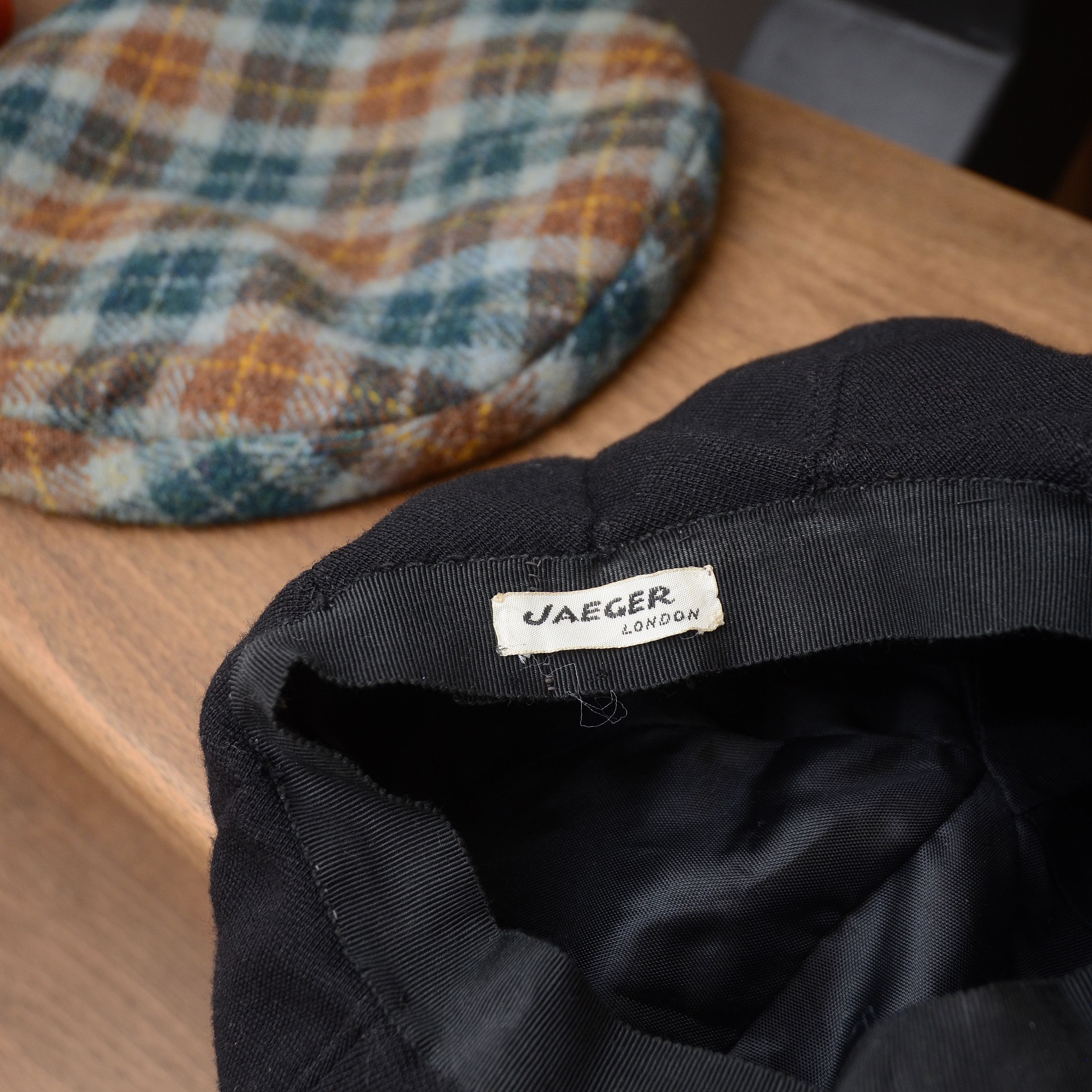 Vintage Jaeger Beret Lot of 3 Hats Tam Slouch Soft Wool