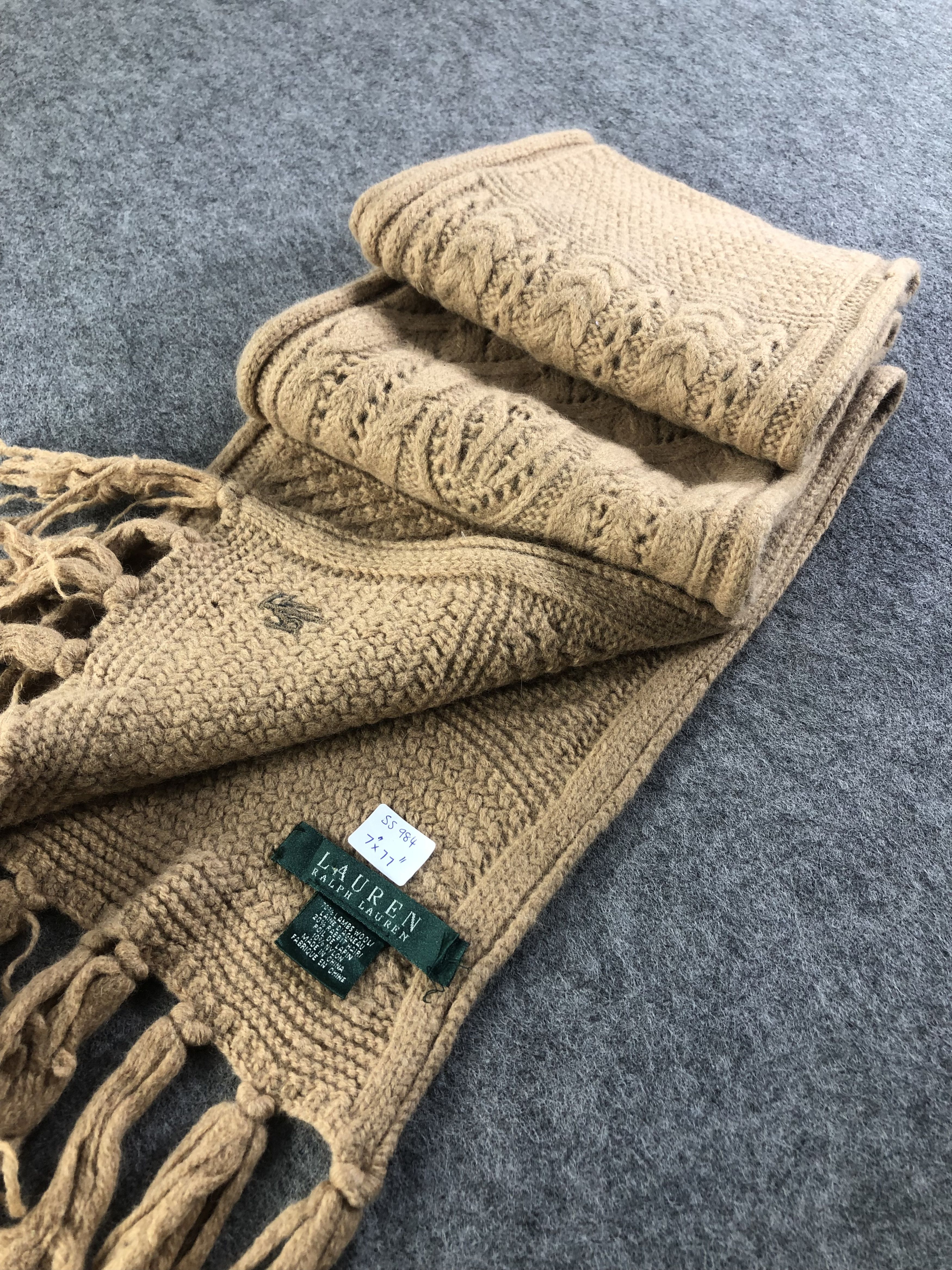 Polo Ralph Lauren Ralph Lauren Knit Scarf / Muffler / Neckwear Size ONE SIZE - 3 Thumbnail