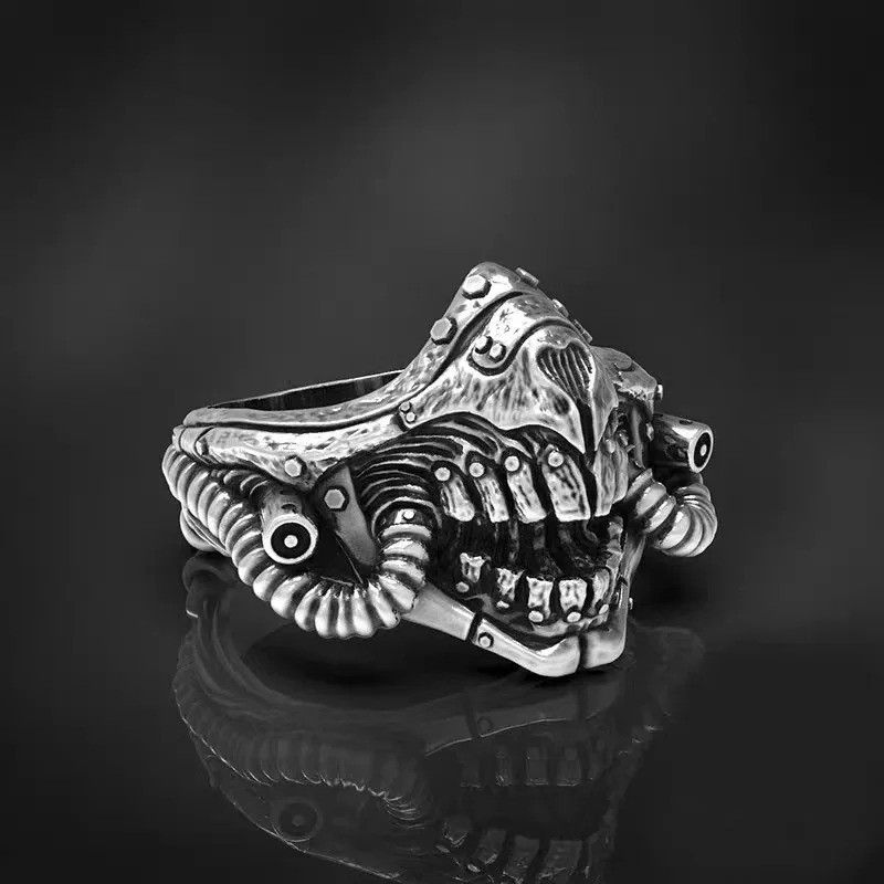 Japanese Brand × Jewelry × Vintage Retro Mask Ring Size ONE SIZE - 3 Thumbnail