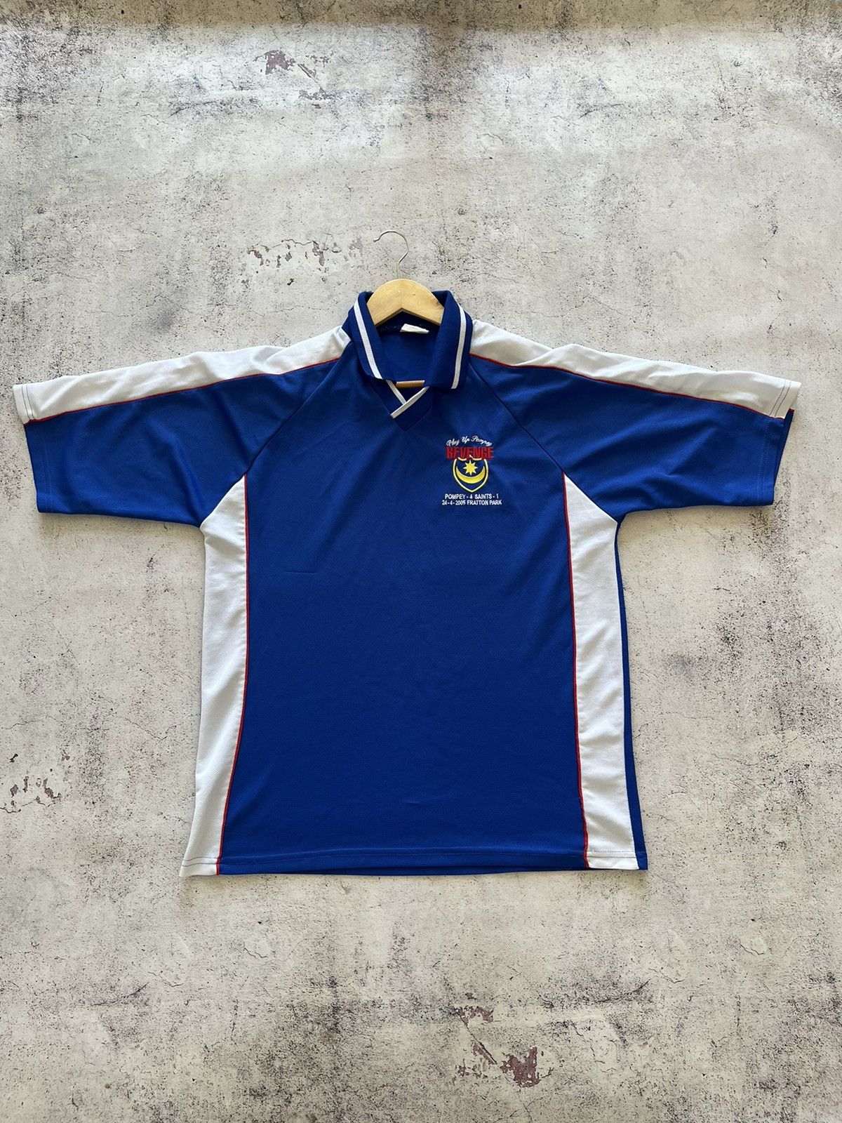 Vintage PORTSMOUTH REVENGE 24 APRIL FOOTBALL SHIRT SOCCER JERSEY Size US L / EU 52-54 / 3 - 1 Thumbnail