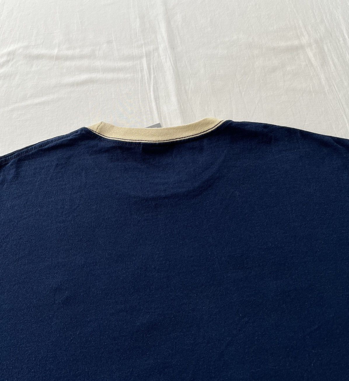 Nike Vintage 90s Nike Navy Ringer T-shirt Size US XL / EU 56 / 4 - 10 Thumbnail