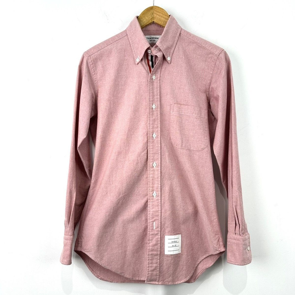 Thom Browne Thom Browne classic point collar Oxford shirt Size US S / EU 44-46 / 1 - 1 Thumbnail