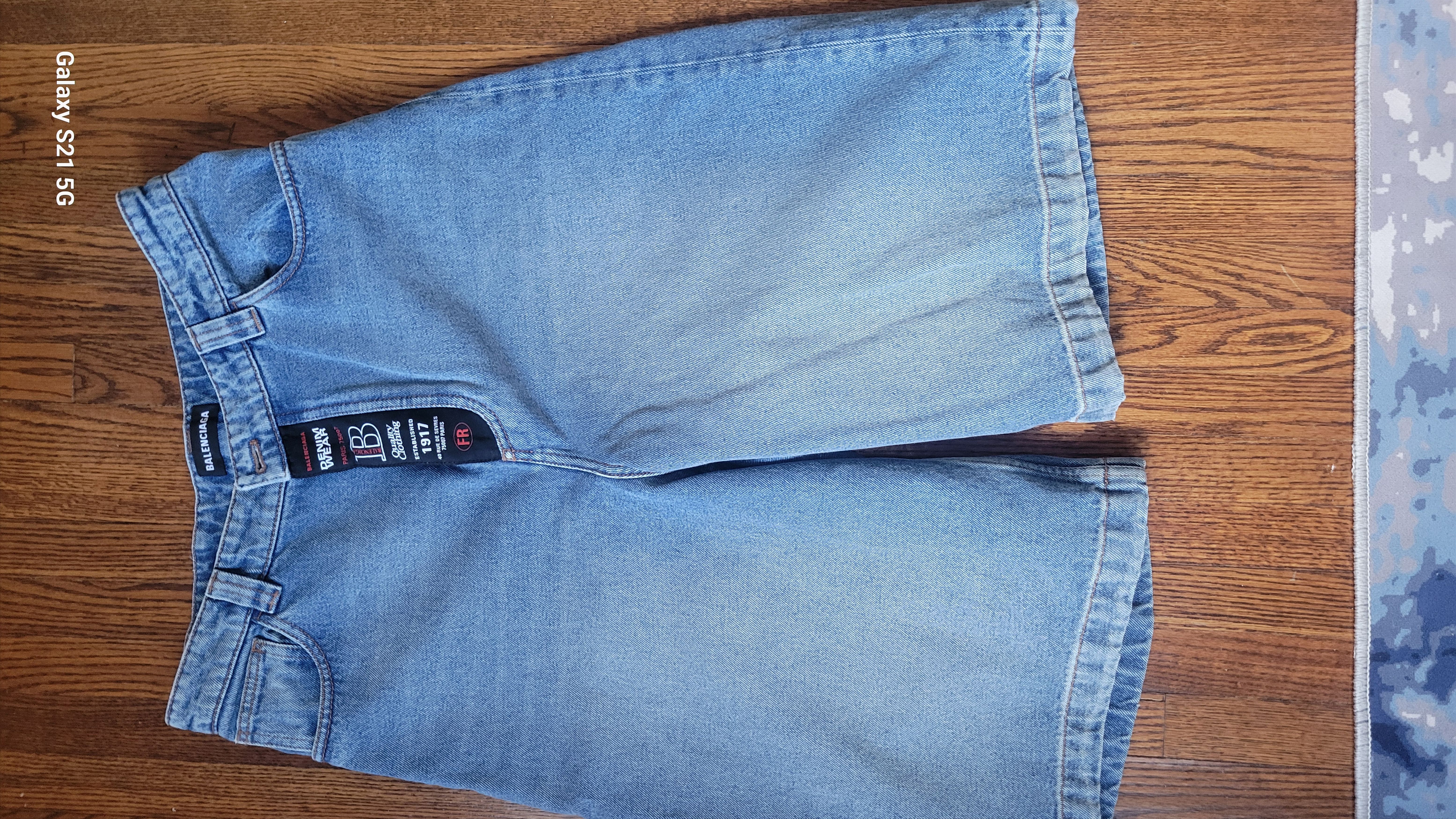 Balenciaga Baggy Skater Jorts Size US 30 / EU 46 - 6 Thumbnail