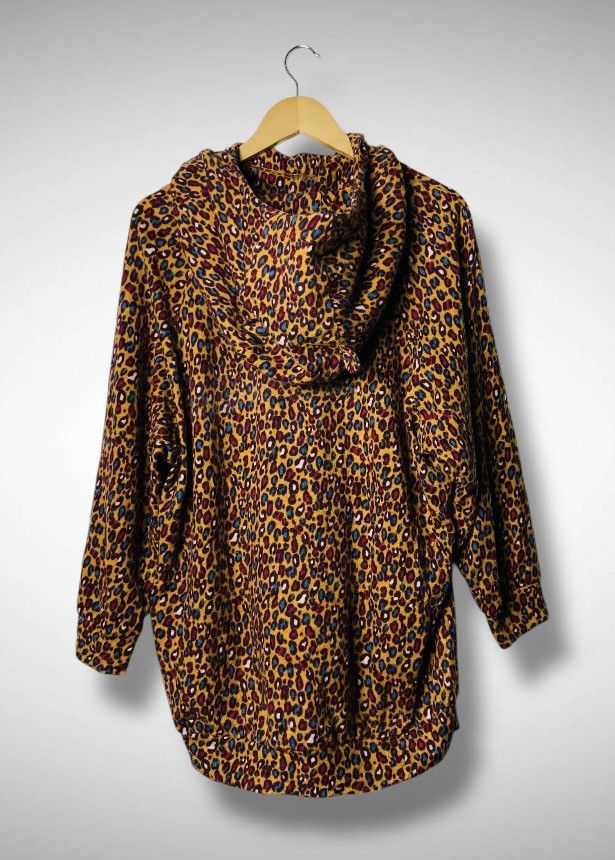 mercibeaucoup Mercibeaucoup Jevous Enprie Leopard Print Oversized Hoodie Size L / US 10 / IT 46 - 3 Thumbnail