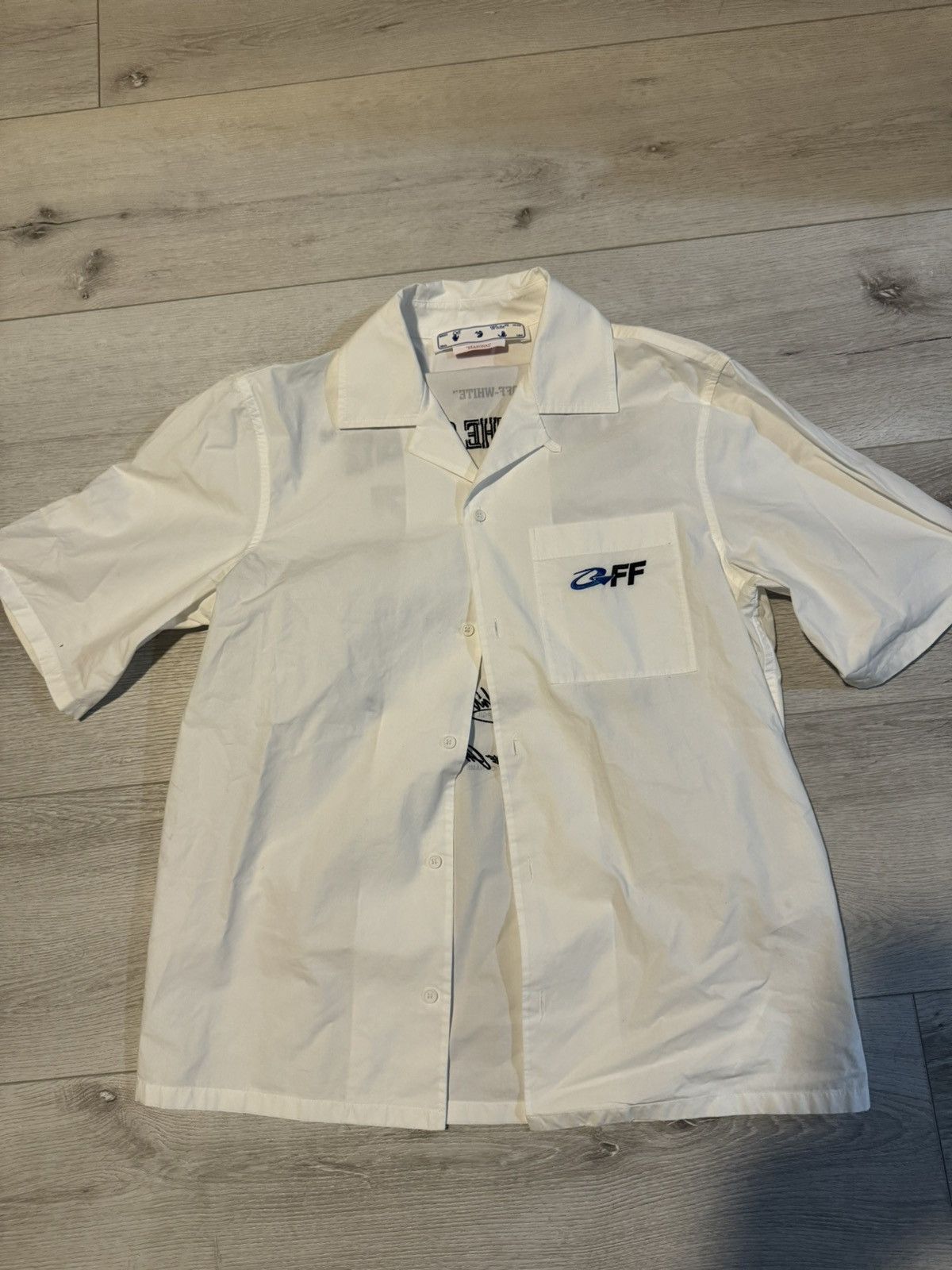 Off-White Off White Button Up Size US M / EU 48-50 / 2 - 1 Thumbnail