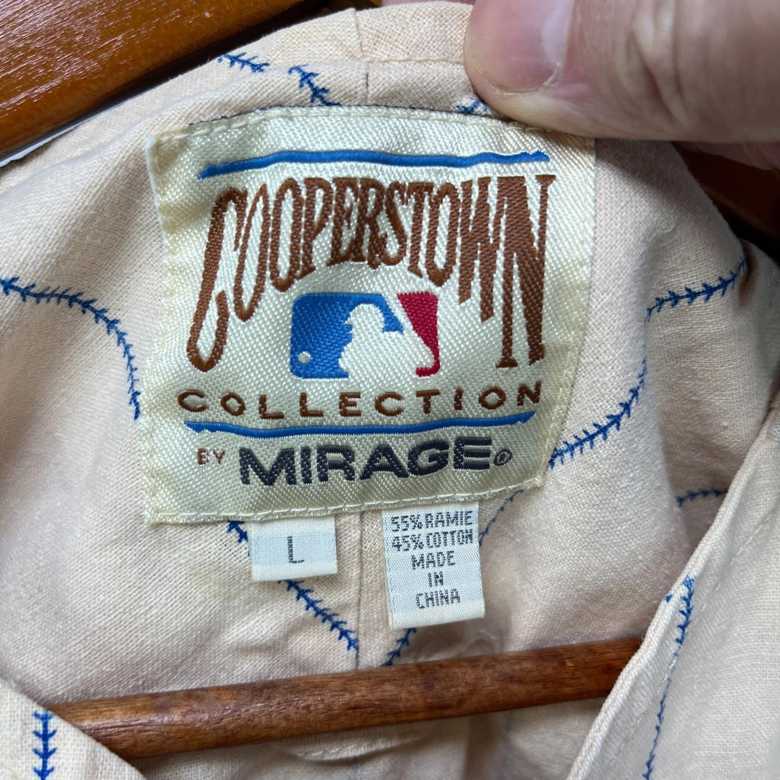 Majestic Vintage Brooklyn Dodgers Jackie Robinson Jersey L Size ONE SIZE - 4 Thumbnail