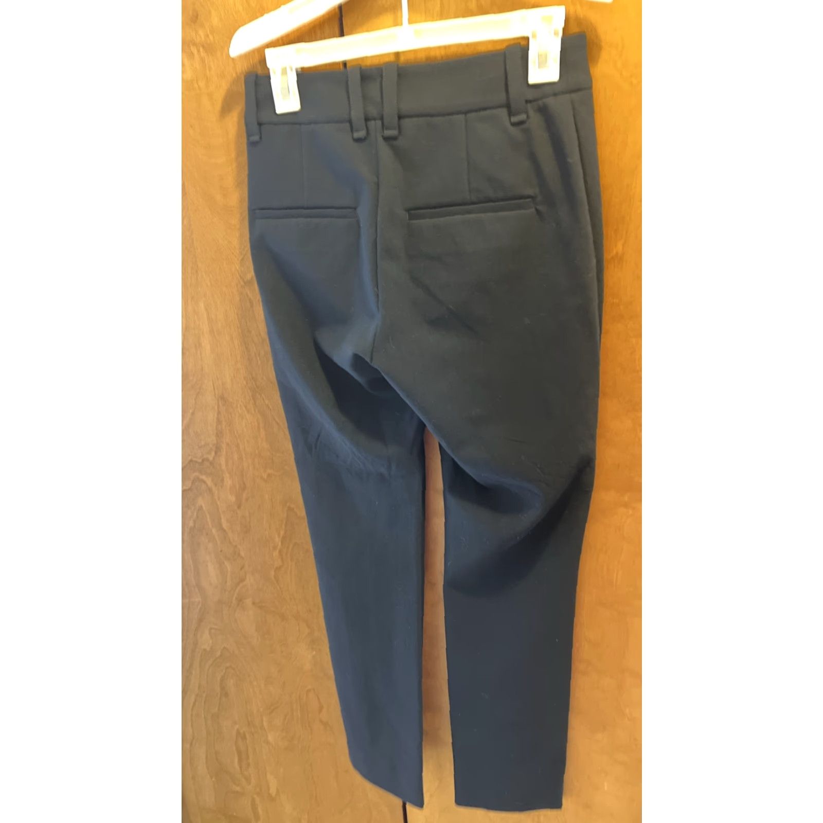 Vince VINCE Slim Fit Ponte Pants Black Size 4 Mid Rise Skinny Dress Pants Womens Size 27" / US 4 / IT 40 - 4 Thumbnail