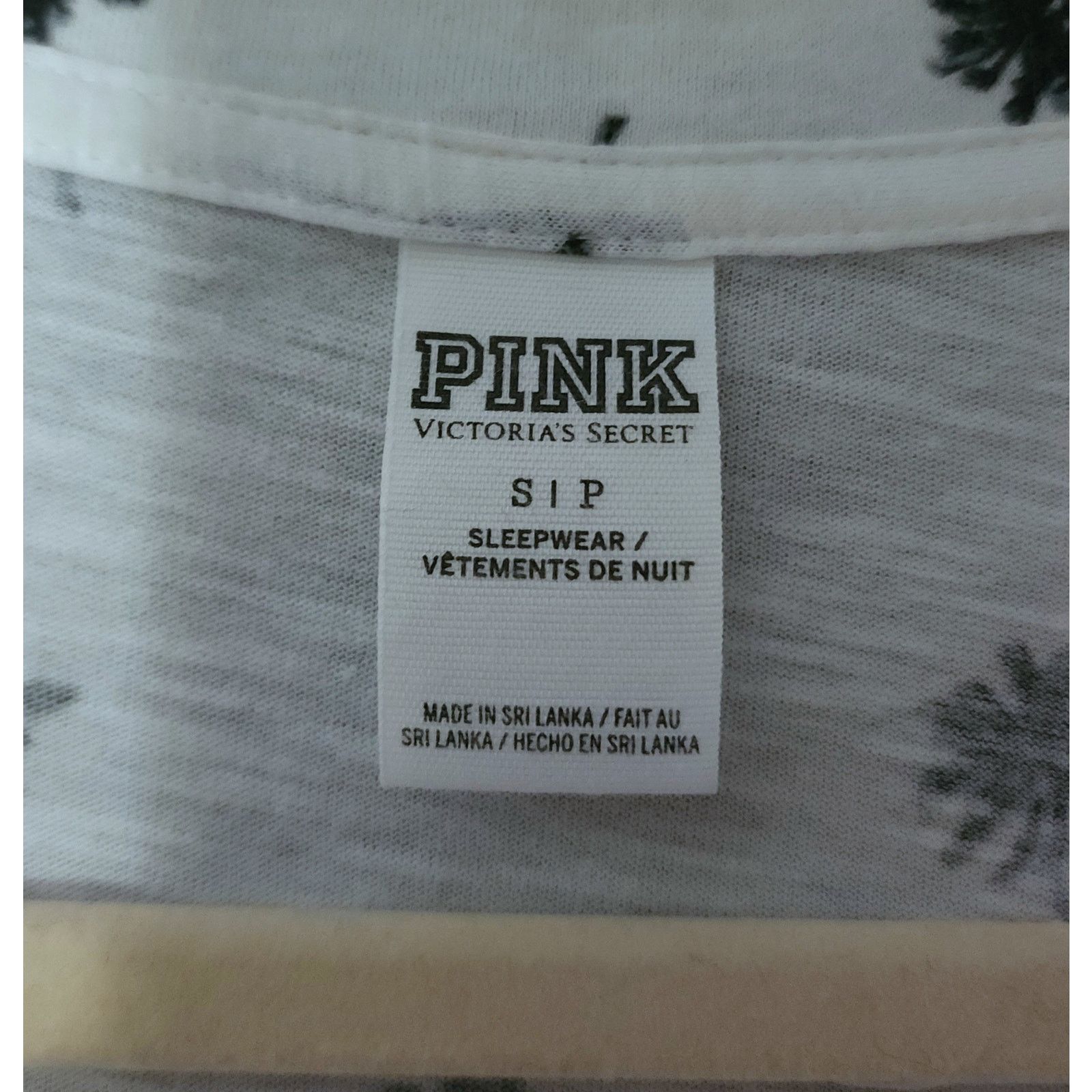 Victoria's Secret PINK Victoria's Secret Chaser Palm Trees Sleepwear Sz S/P Size ONE SIZE - 3 Thumbnail
