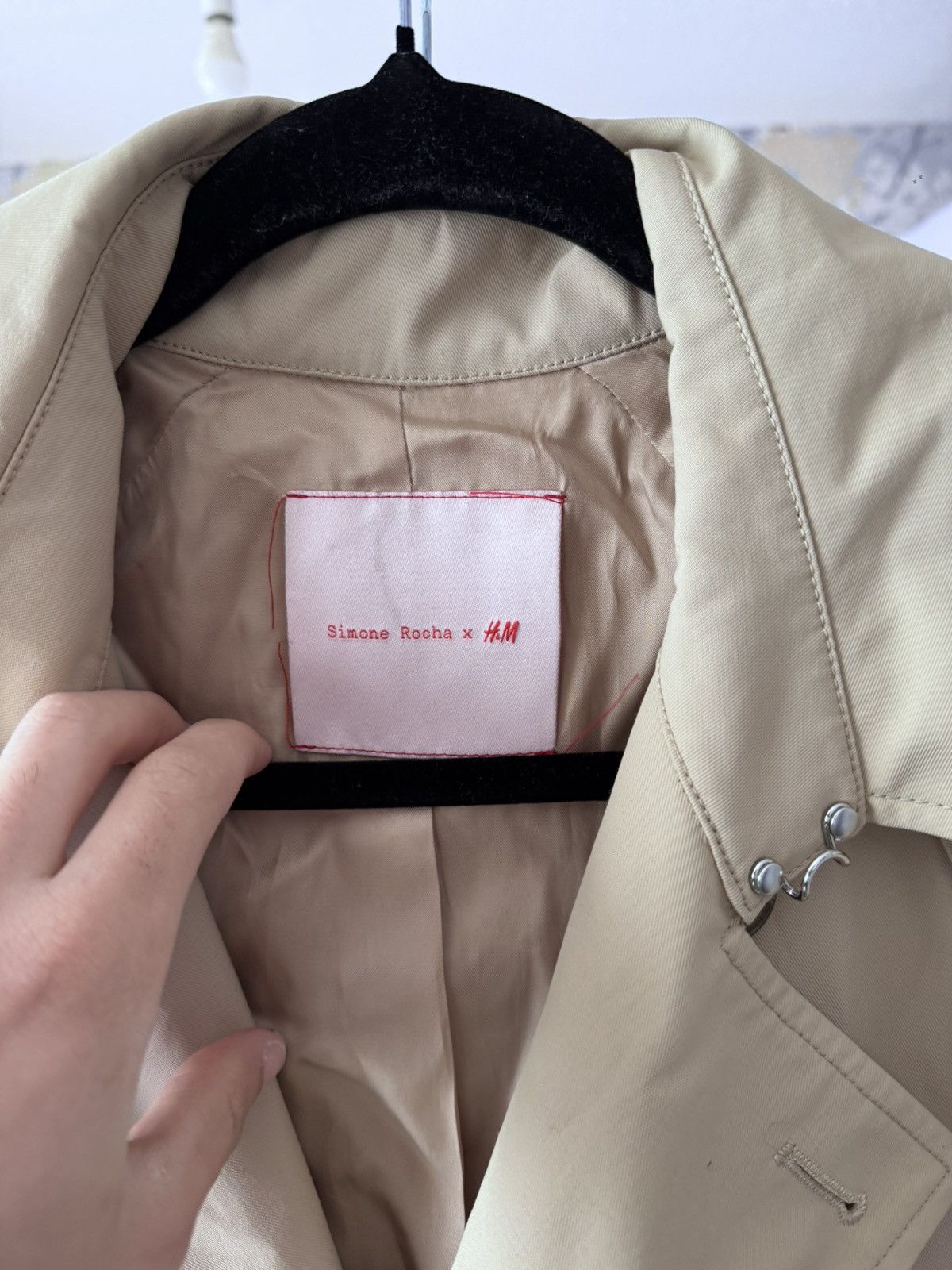 Simone Rocha Simonе Rocha H&M rare water-repellent coat with faux pearls Size M / US 6-8 / IT 42-44 - 5 Thumbnail