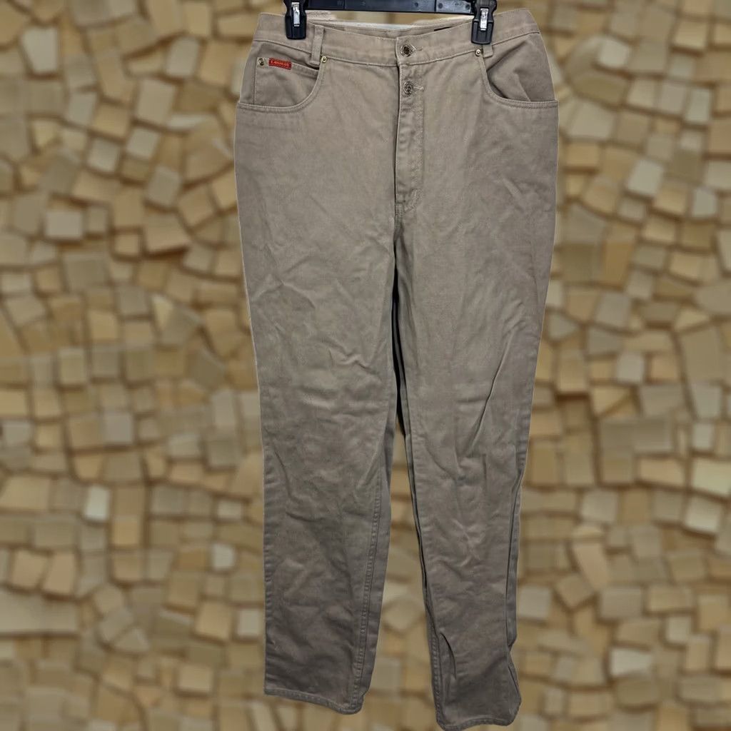 Denime VINTAGE Lawman Western Bootcut Jeans Womens Size 15 Beige Denim 32" Waist 35" Inseam Size 36" / US 14 / IT 50 - 1 Thumbnail