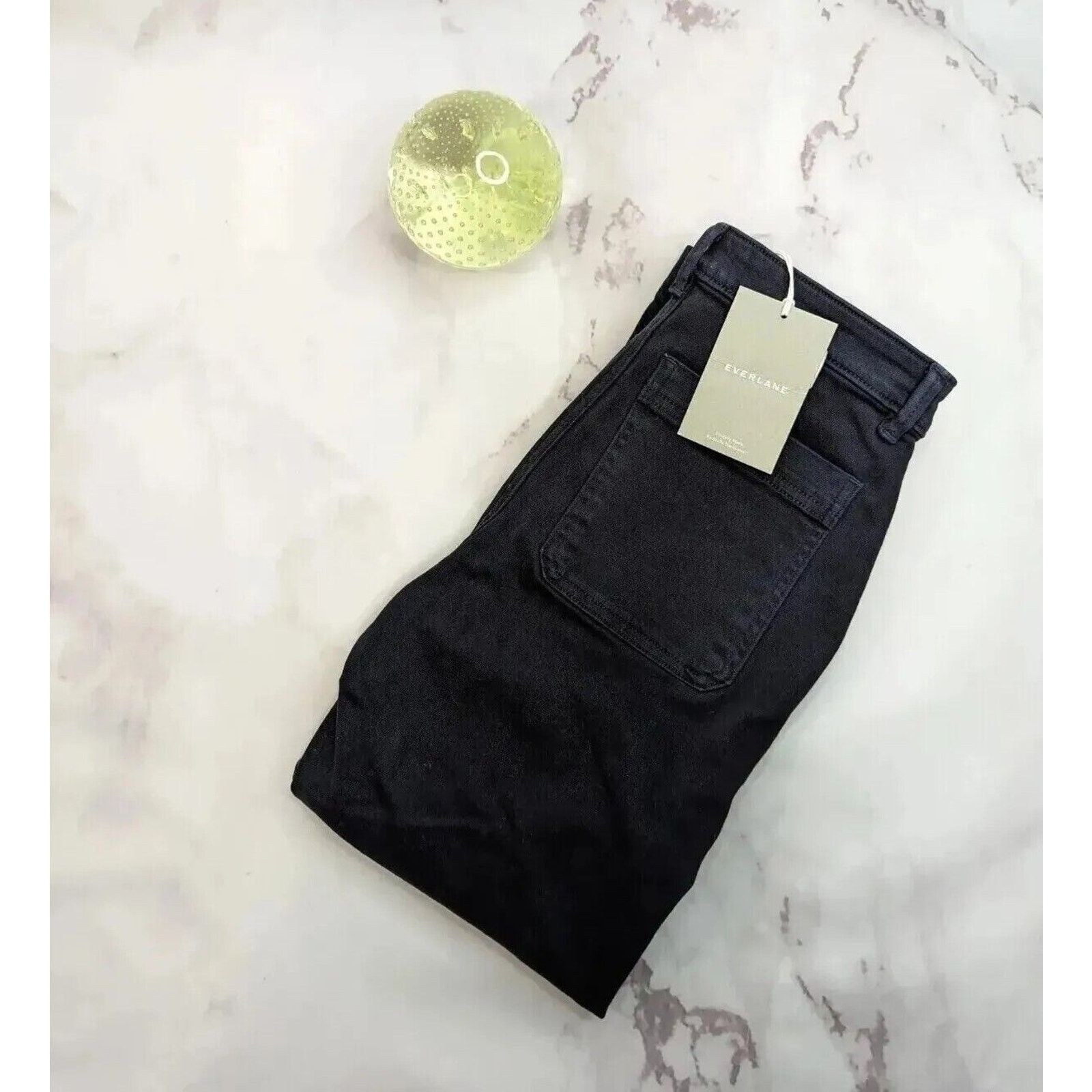 Everlane Everlane Pant Women 2 Slim Leg Crop Black High Rise Ankle Size 26" / US 2 / IT 38 - 13 Thumbnail